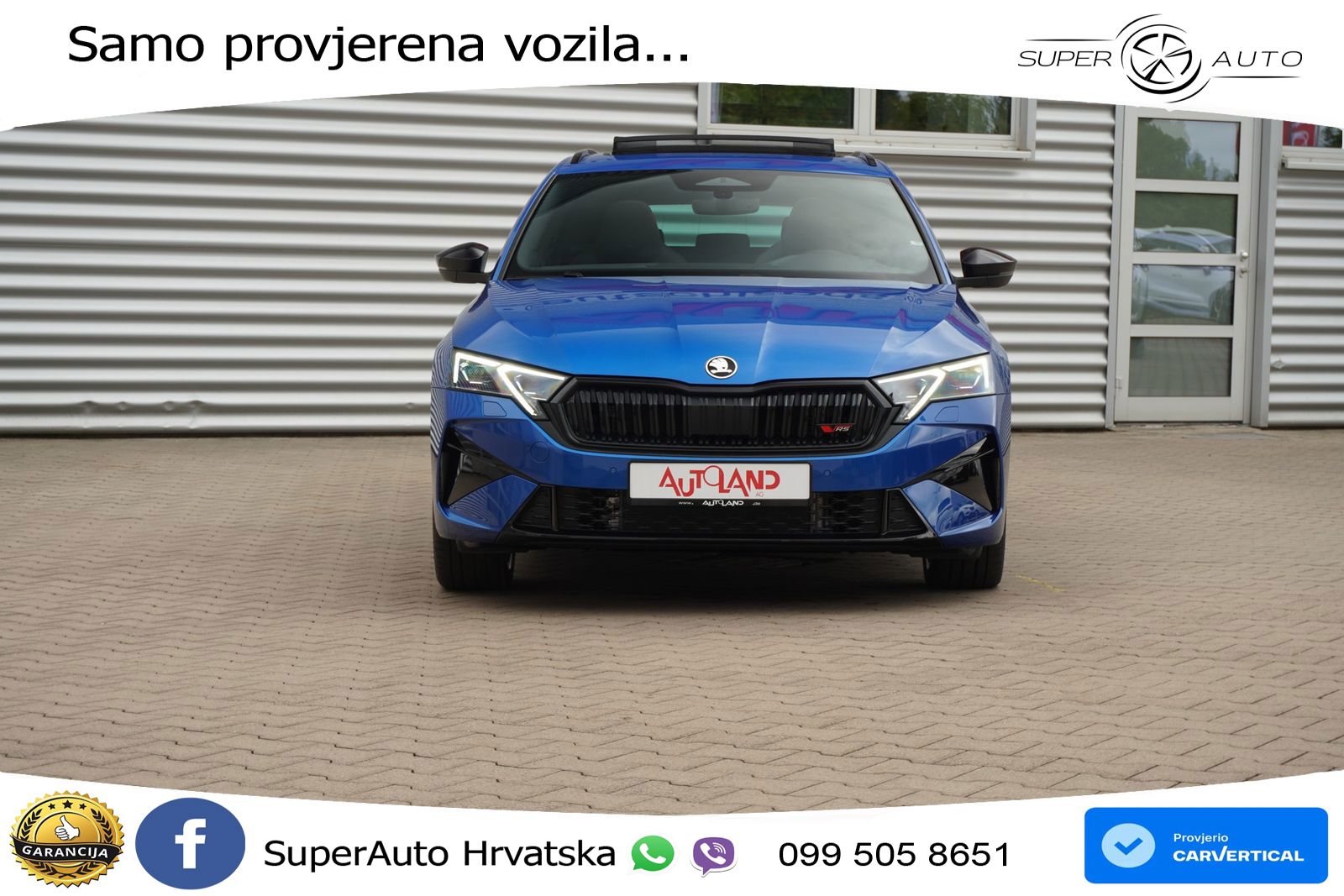 Škoda Octavia Combi RS 2.0 TSI (265 KS) DSG LED+GR SJED+ACC