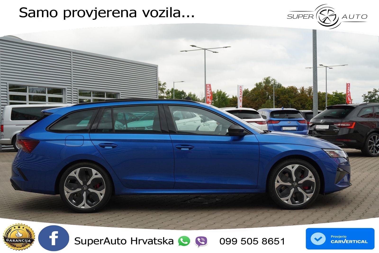 Škoda Octavia Combi RS 2.0 TSI (265 KS) DSG LED+GR SJED+ACC