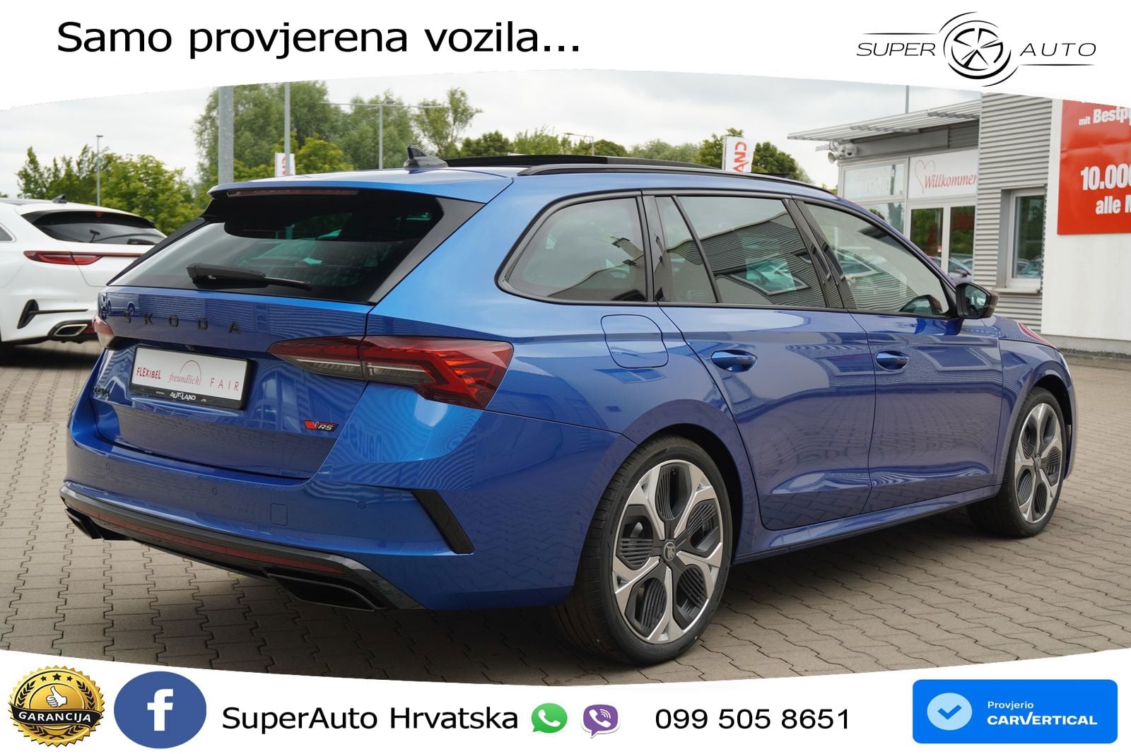 Škoda Octavia Combi RS 2.0 TSI (265 KS) DSG LED+GR SJED+ACC