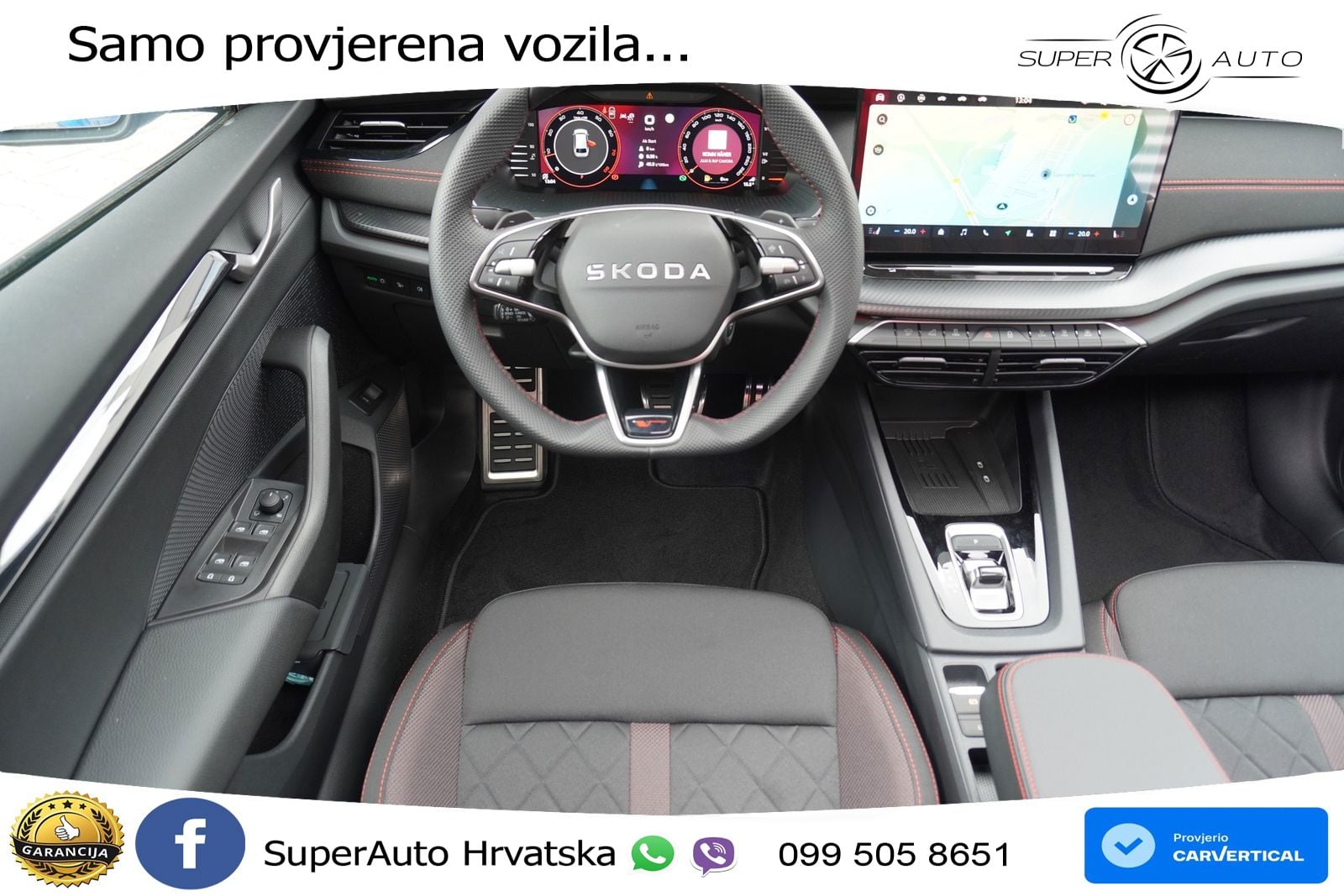 Škoda Octavia Combi RS 2.0 TSI (265 KS) DSG LED+GR SJED+ACC