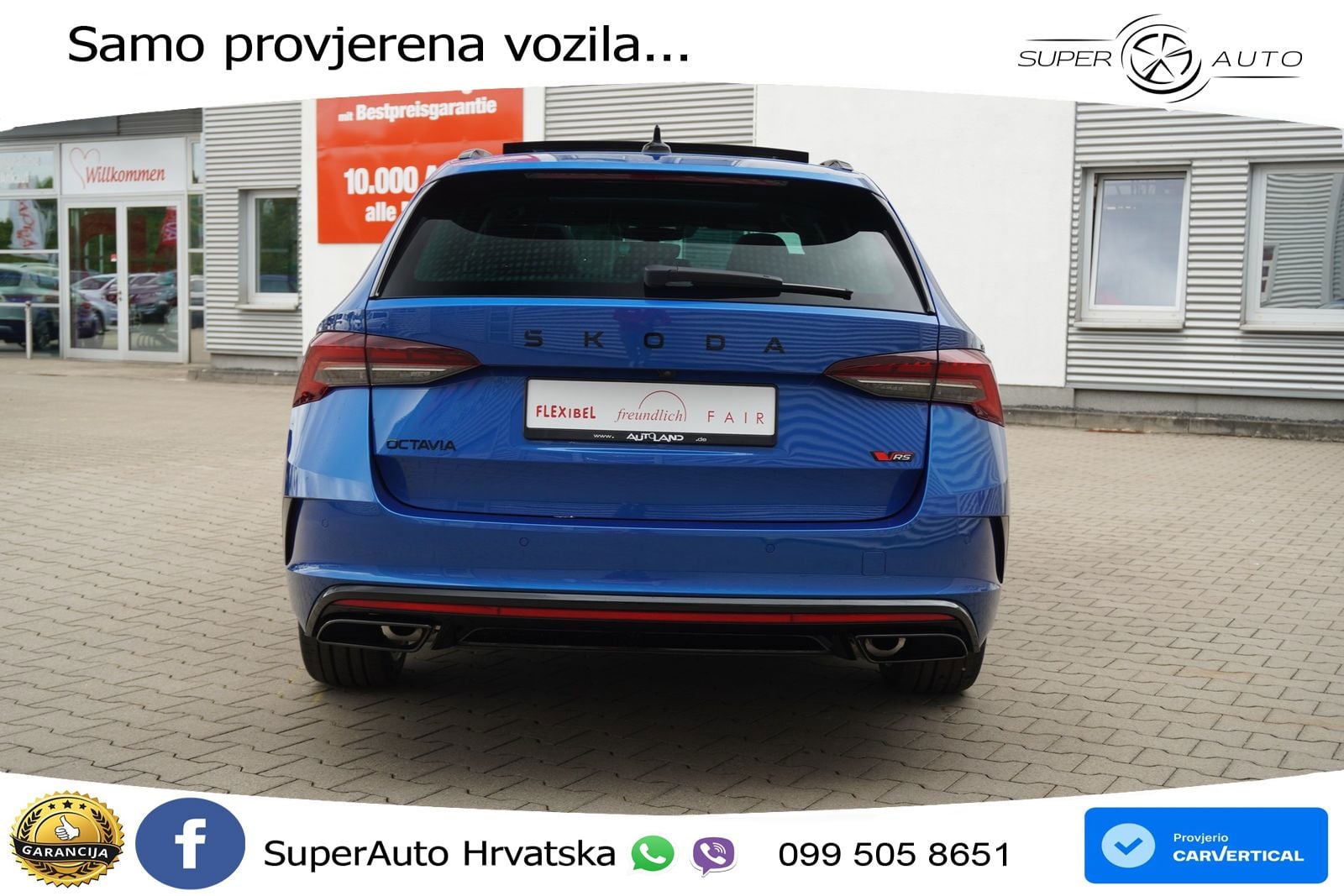 Škoda Octavia Combi RS 2.0 TSI (265 KS) DSG LED+GR SJED+ACC