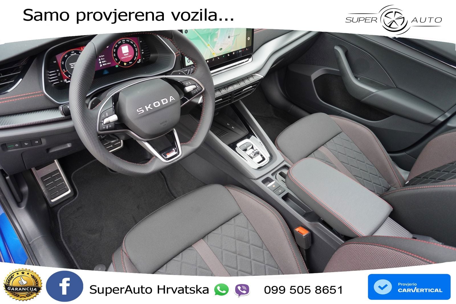 Škoda Octavia Combi RS 2.0 TSI (265 KS) DSG LED+GR SJED+ACC