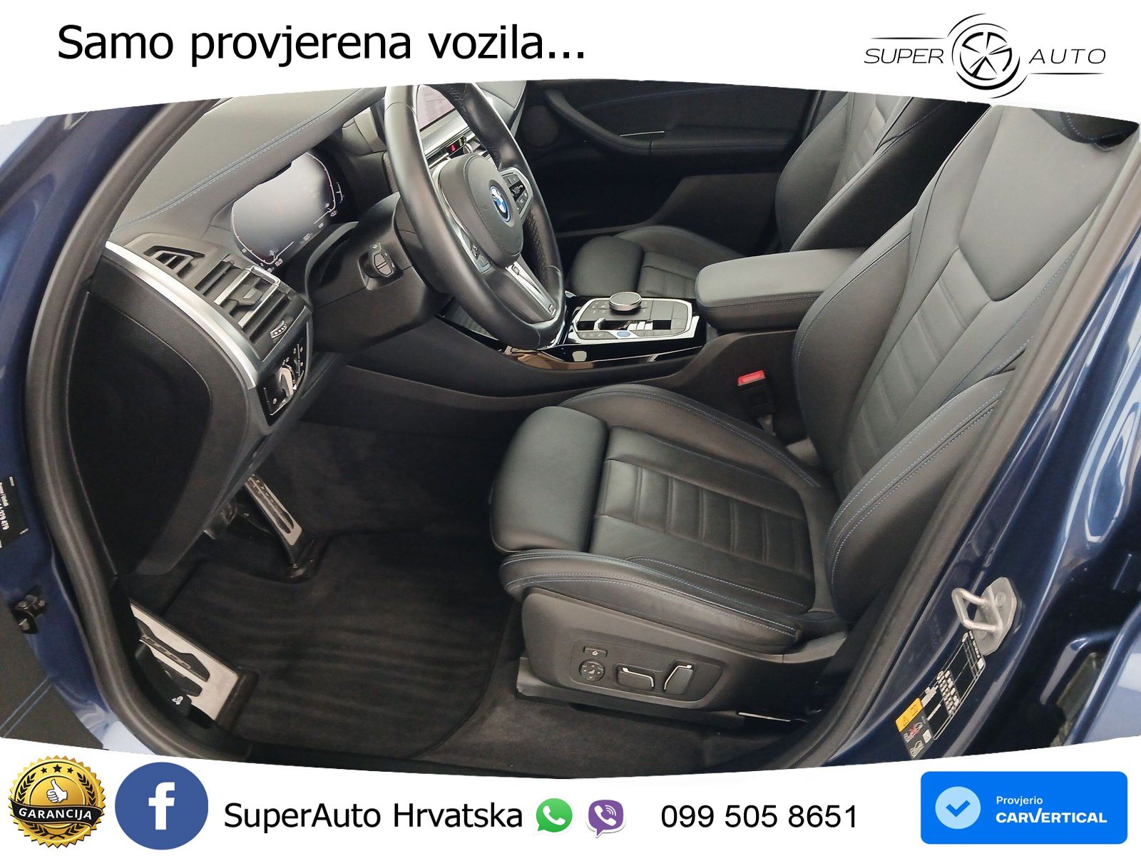 BMW iX3 80 kWh (286 KS) M Sport LED+GR SJED+ACC