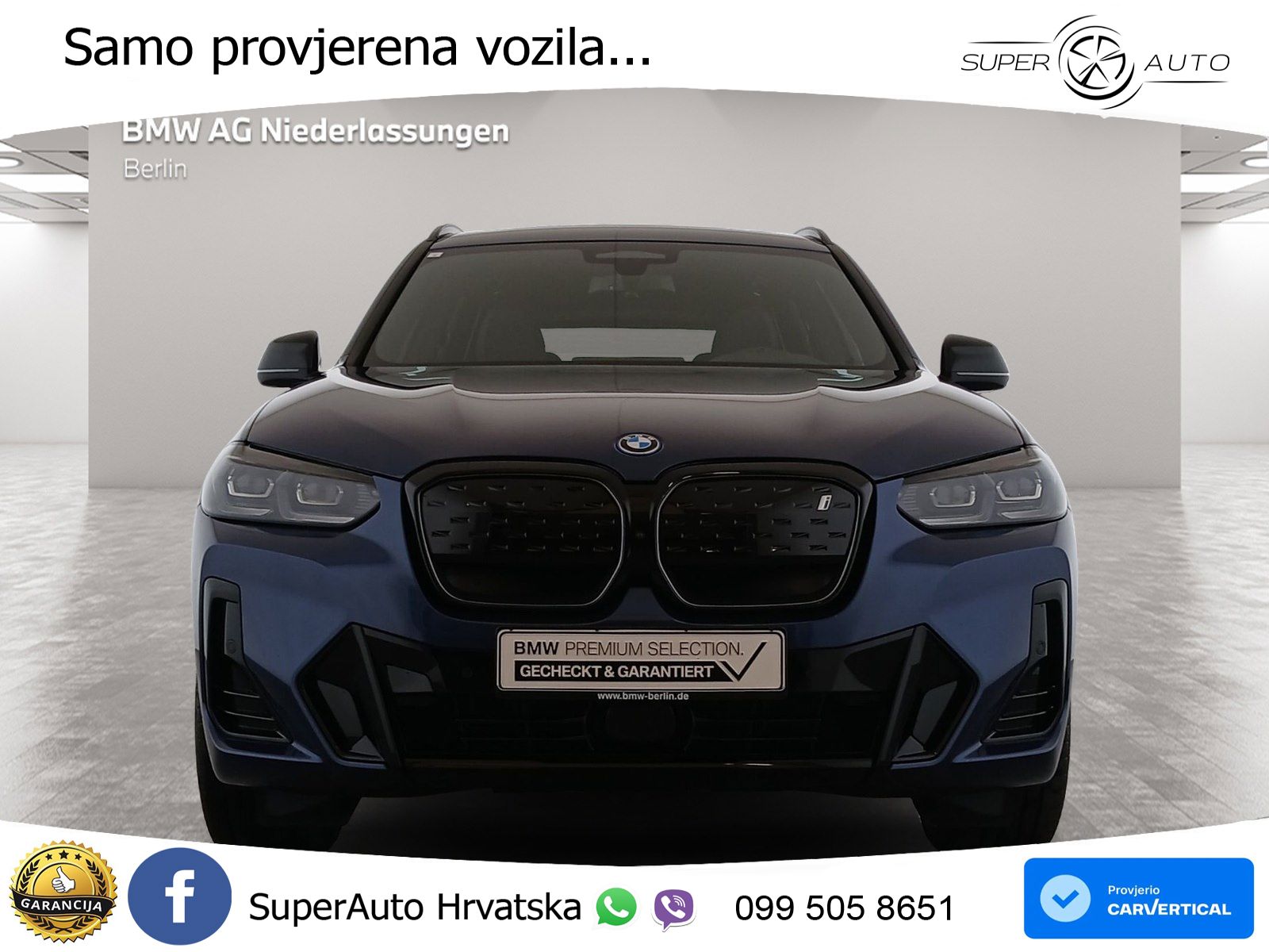 BMW iX3 80 kWh (286 KS) M Sport LED+GR SJED+ACC