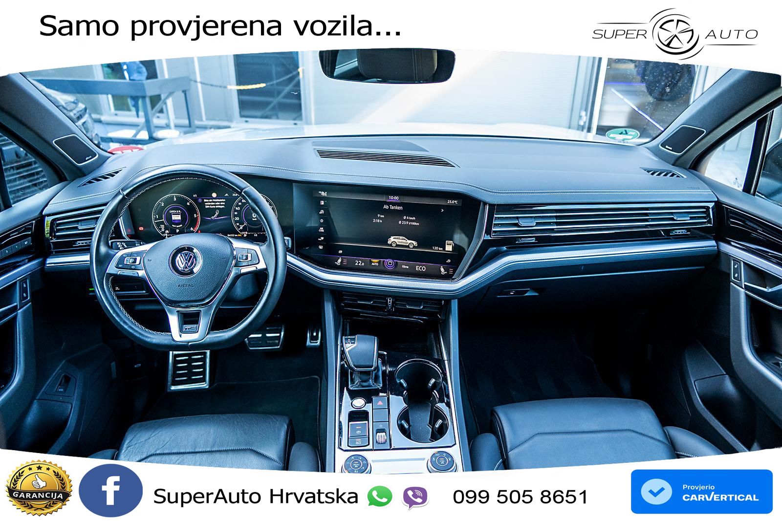 Volkswagen Touareg 3.0 V6 TDI (286 KS) 4MOTION Tiptronic R-Line ZRAČNI+ACC+GR SJED+KAM