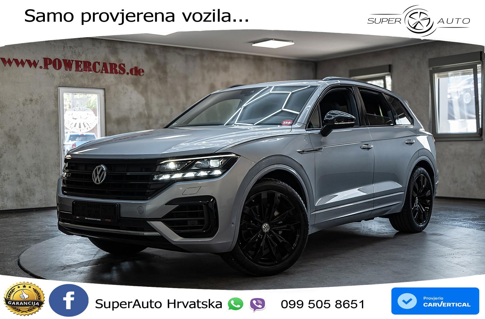 Volkswagen Touareg 3.0 V6 TDI (286 KS) 4MOTION Tiptronic R-Line ZRAČNI+ACC+GR SJED+KAM
