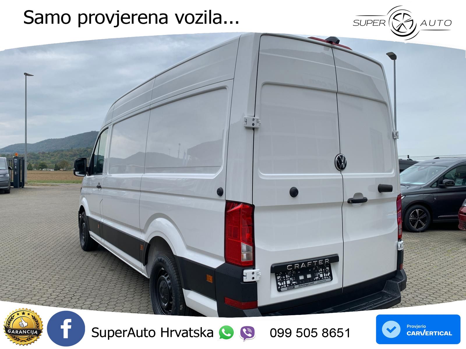 Volkswagen Crafter 35 Kasten MR Hoch Kamera APP Schwingsitz 140 KS