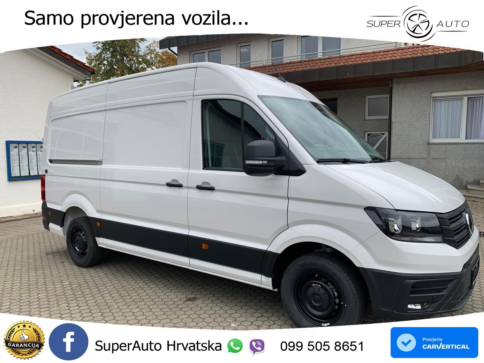 Volkswagen Crafter 35 Kasten MR Hoch Kamera APP Schwingsitz 140 KS