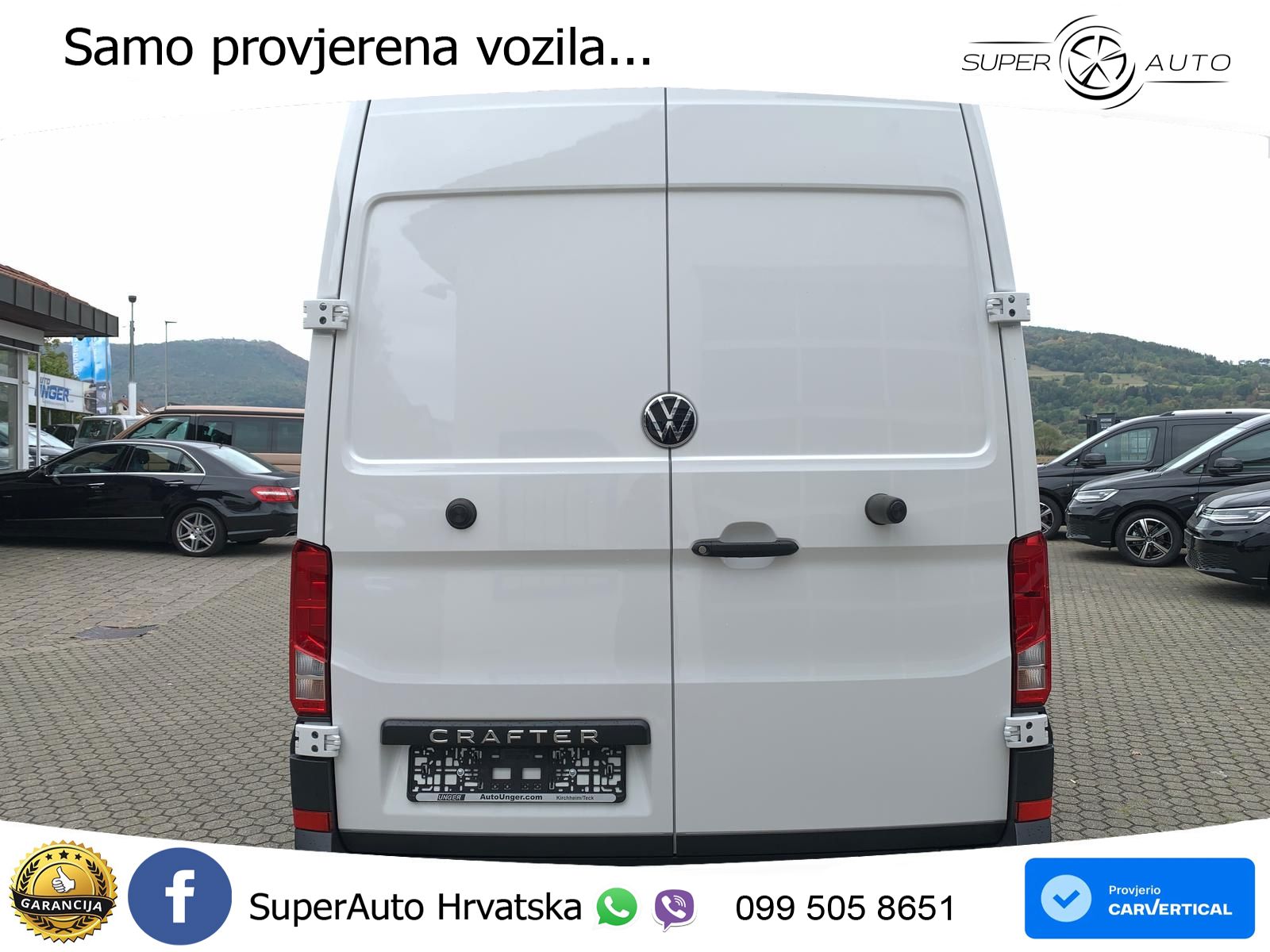 Volkswagen Crafter 35 Kasten MR Hoch Kamera APP Schwingsitz 140 KS