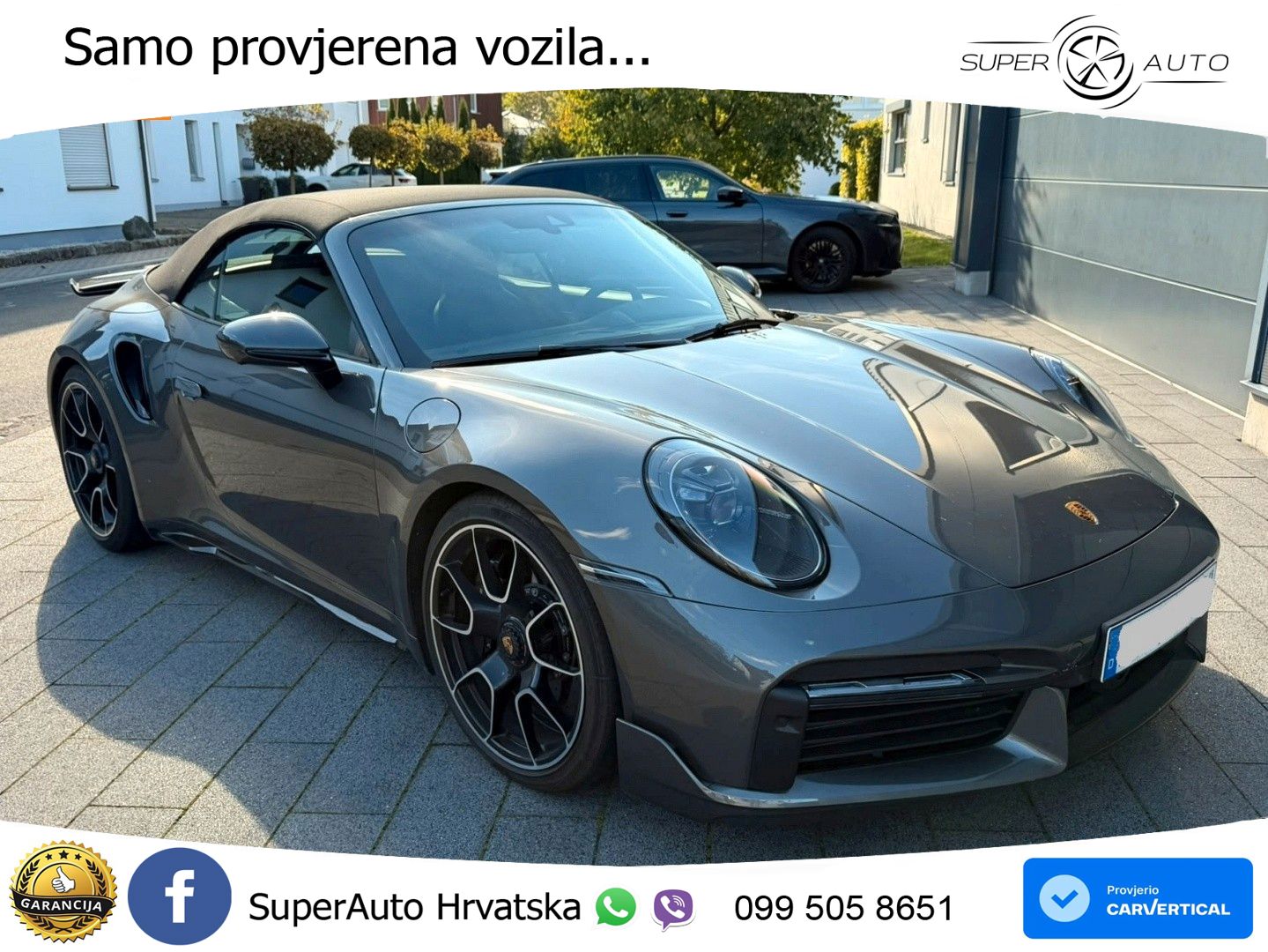 Porsche 911 Turbo S Cabriolet 3.8 (650 KS) PDK ZRAČNI+ACC+GR SJED+360