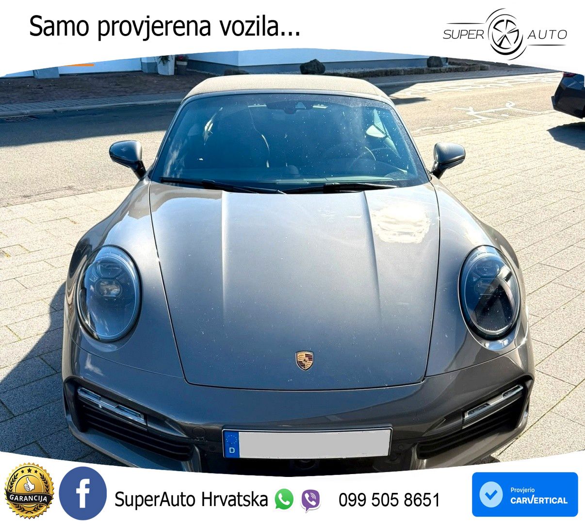 Porsche 911 Turbo S Cabriolet 3.8 (650 KS) PDK ZRAČNI+ACC+GR SJED+360