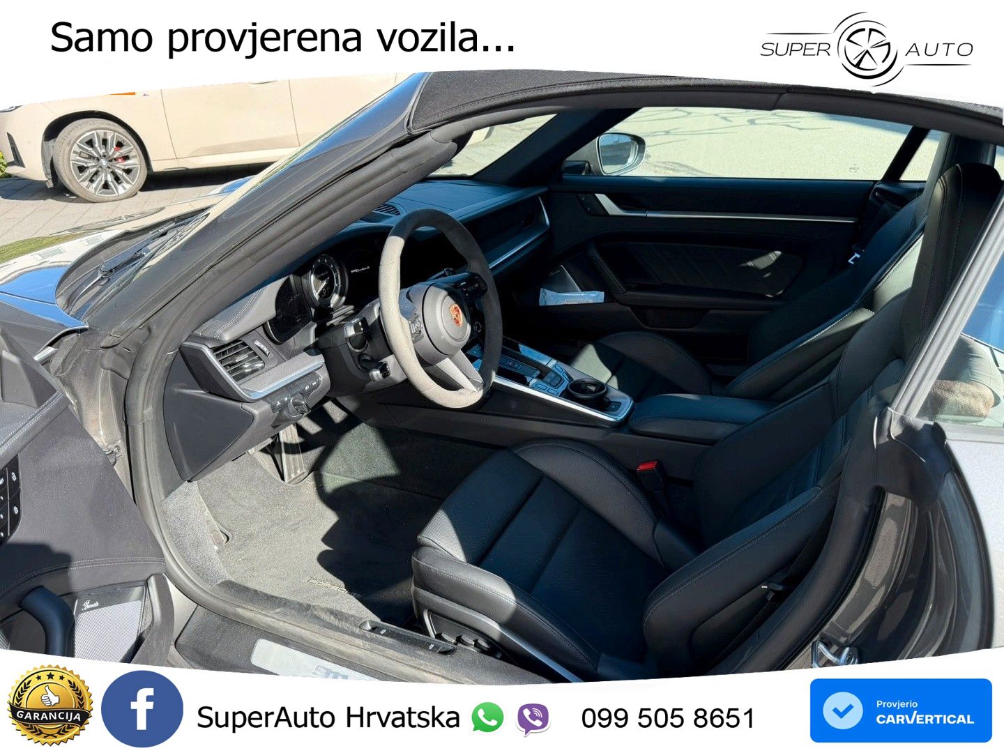 Porsche 911 Turbo S Cabriolet 3.8 (650 KS) PDK ZRAČNI+ACC+GR SJED+360