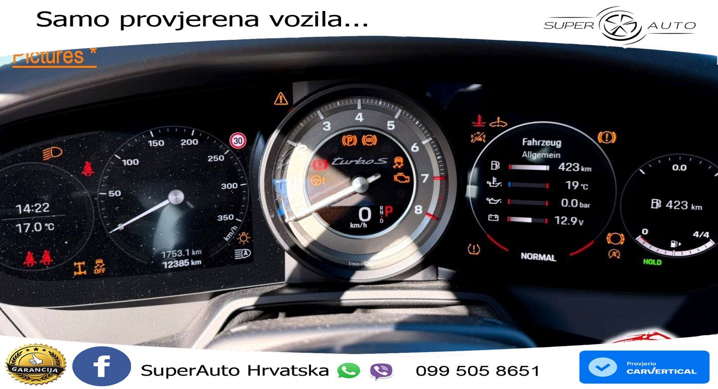 Porsche 911 Turbo S Cabriolet 3.8 (650 KS) PDK ZRAČNI+ACC+GR SJED+360