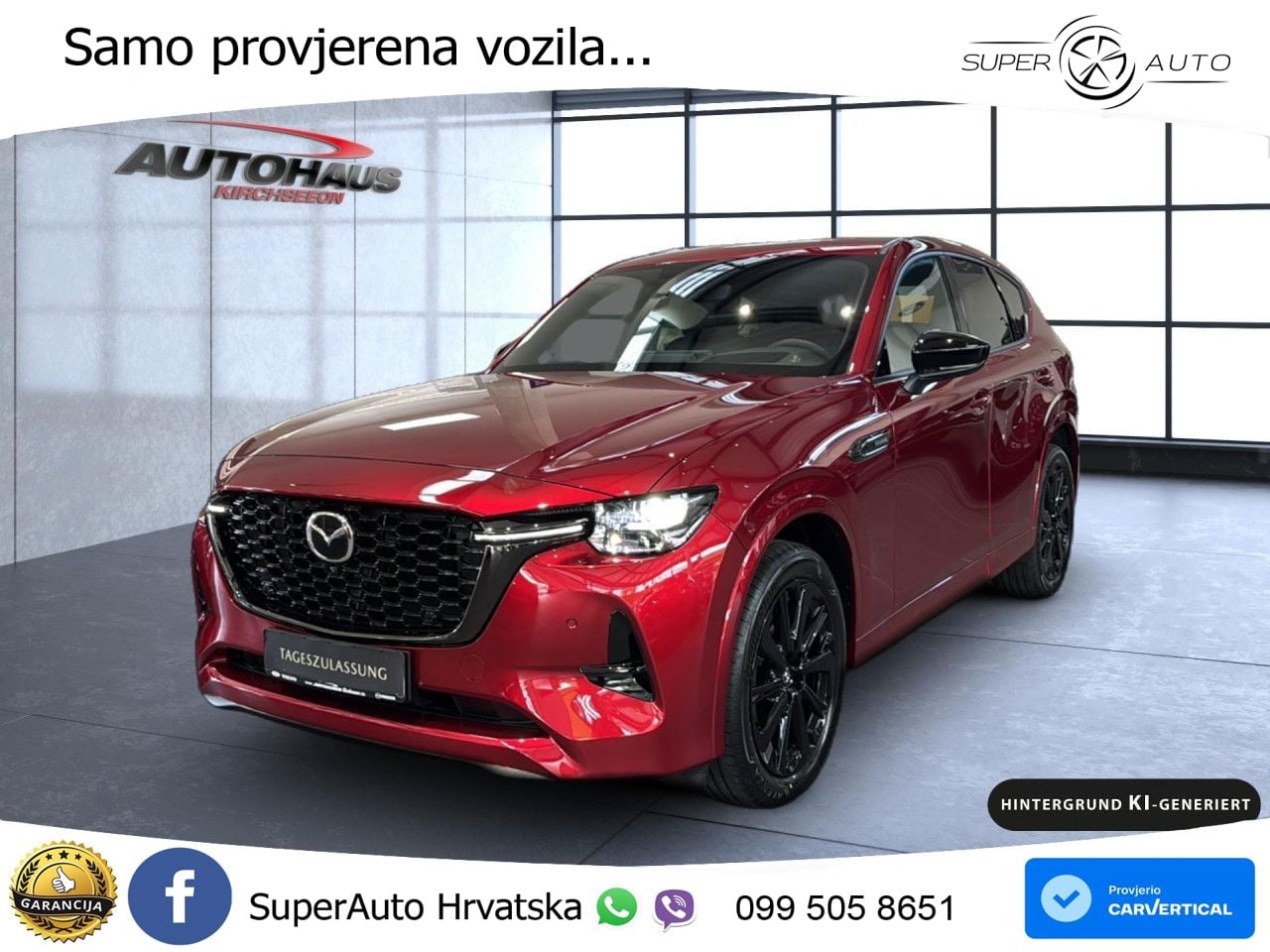 Mazda CX-60 3.3 e-Skyactiv D (254 KS) AWD Automatic MATRIX+GR SJED+KAM