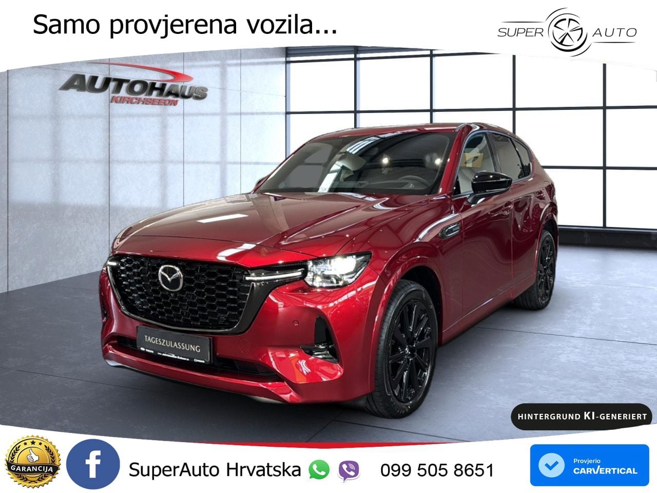 Mazda CX-60 3.3 e-Skyactiv D (254 KS) AWD Automatic MATRIX+GR SJED+KAM