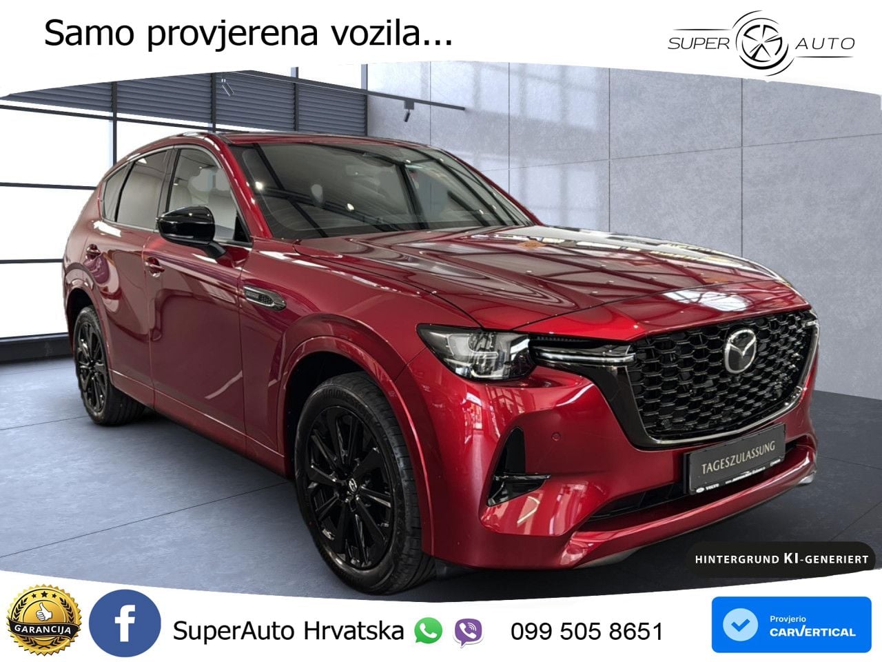 Mazda CX-60 3.3 e-Skyactiv D (254 KS) AWD Automatic MATRIX+GR SJED+KAM