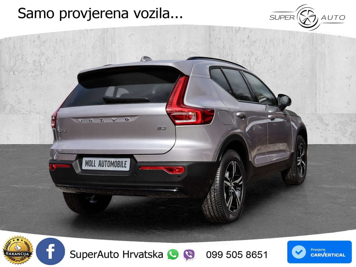 Volvo XC40 2.0 B3 163 KS Automatic LED+GR SJED+ACC