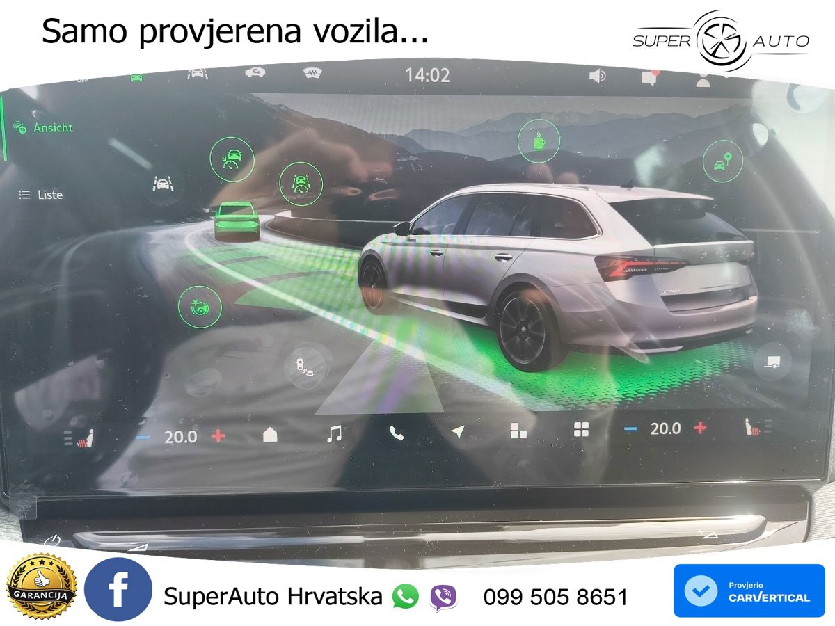 Škoda Octavia Combi 1.5 TSI (150 KS) DSG LED+GR SJED+ACC