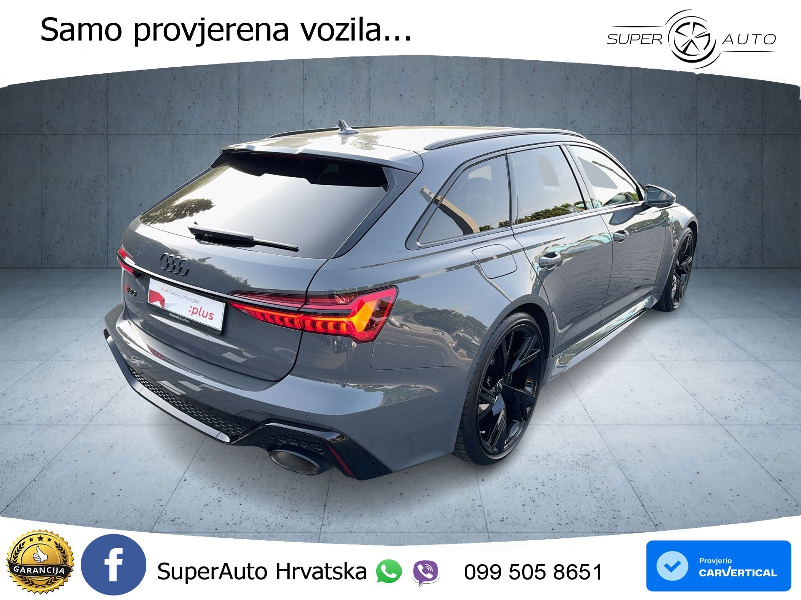 Audi RS6 Avant 4.0 TFSI V8 (600 KS) quattro Tiptronic LED+GR SJED+ACC