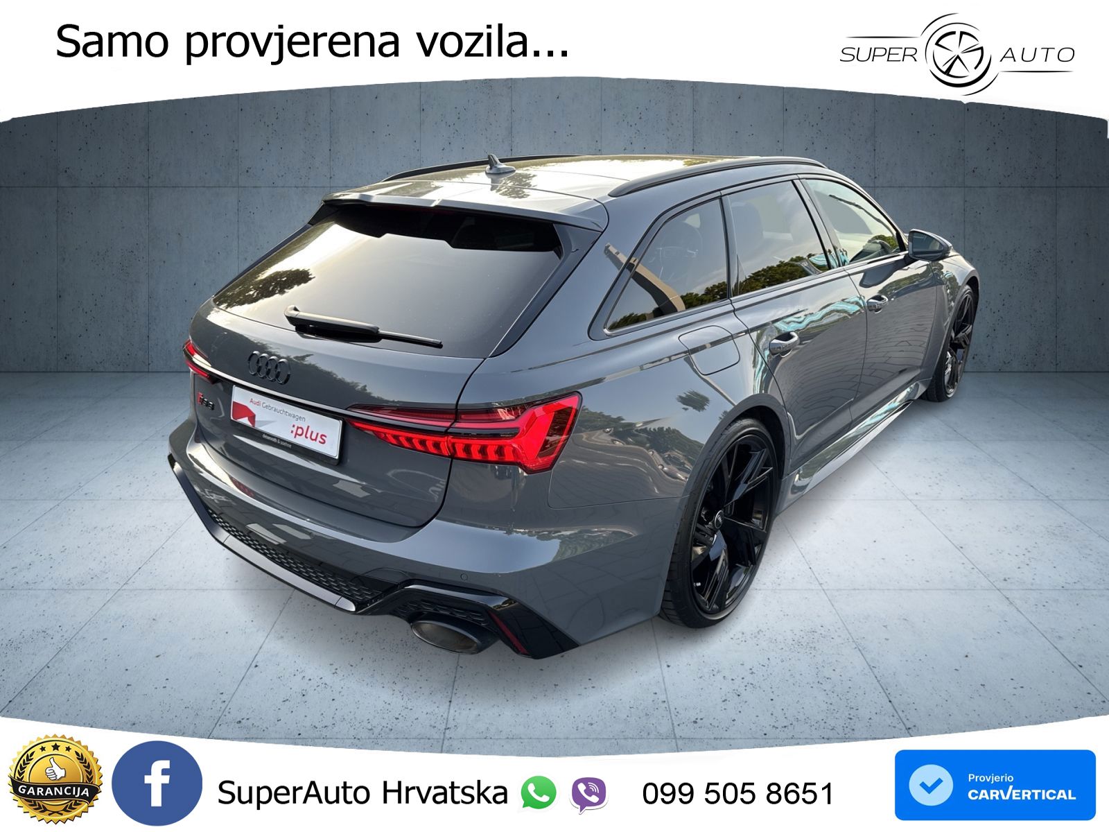 Audi RS6 Avant 4.0 TFSI V8 (600 KS) quattro Tiptronic LED+GR SJED+ACC