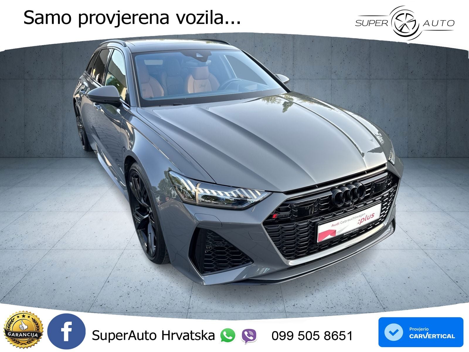 Audi RS6 Avant 4.0 TFSI V8 (600 KS) quattro Tiptronic LED+GR SJED+ACC