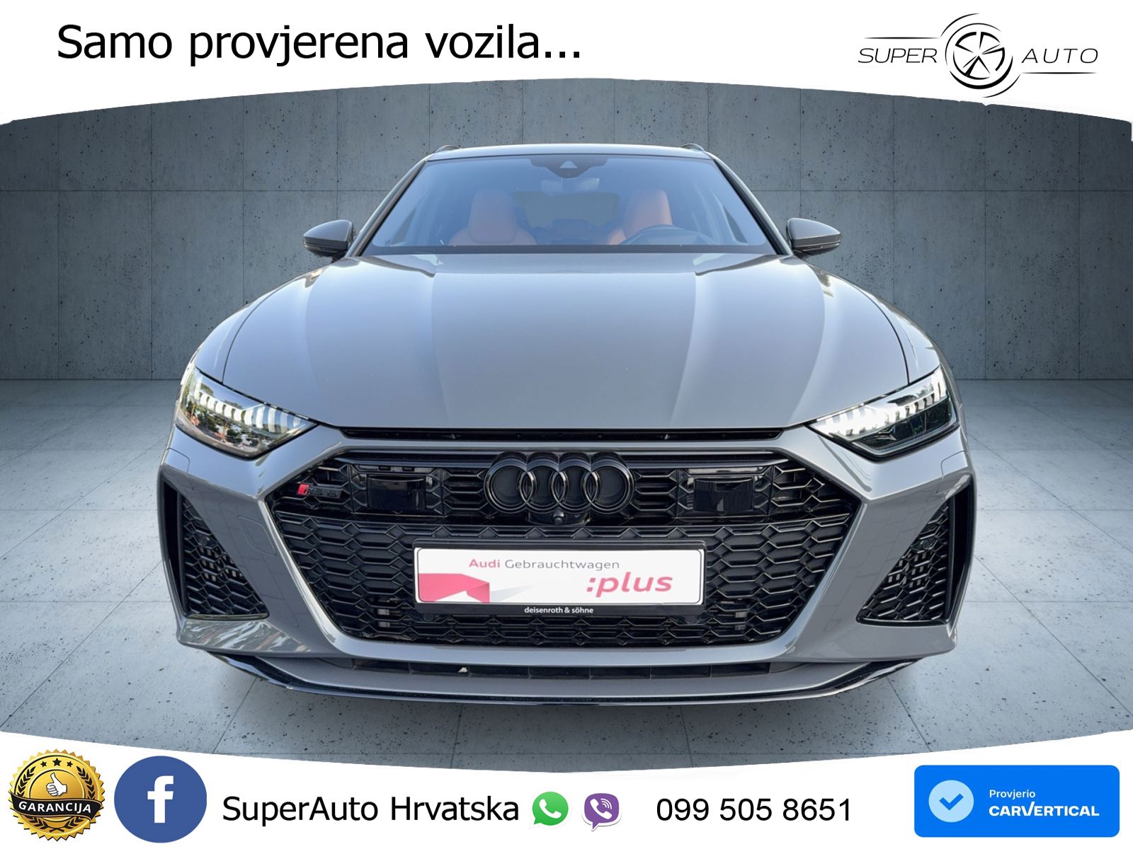 Audi RS6 Avant 4.0 TFSI V8 (600 KS) quattro Tiptronic LED+GR SJED+ACC