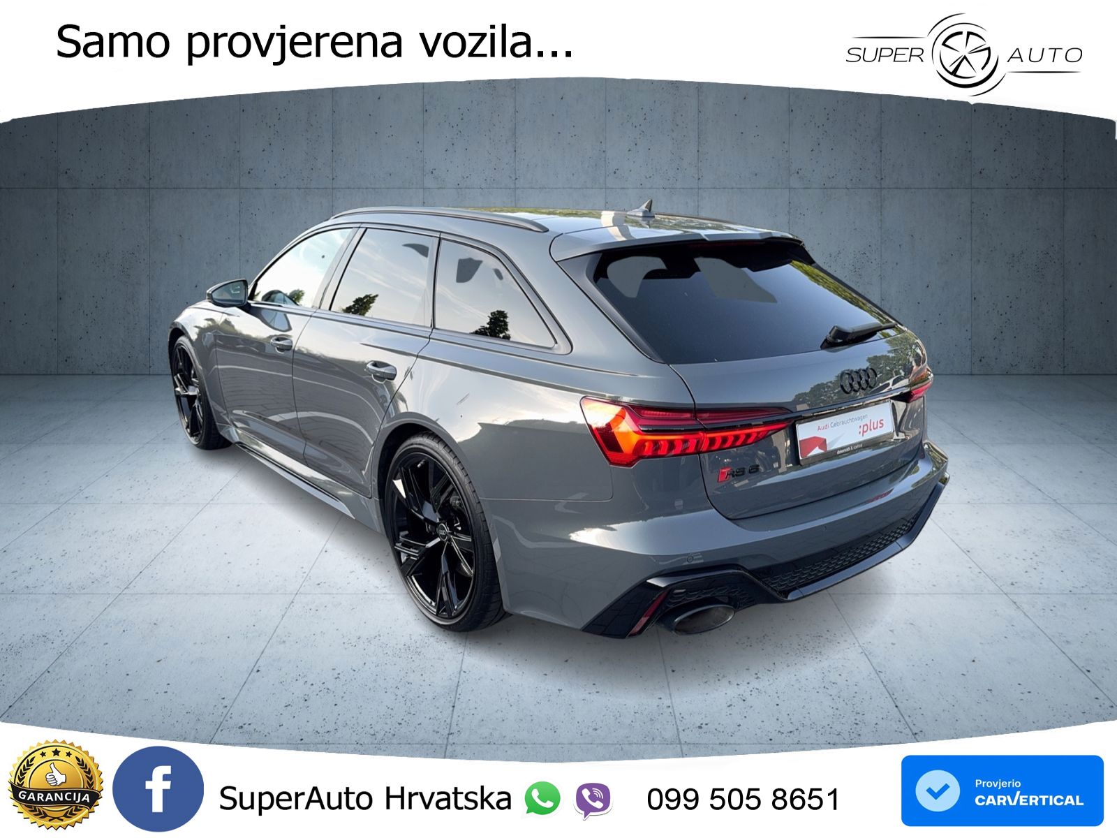 Audi RS6 Avant 4.0 TFSI V8 (600 KS) quattro Tiptronic LED+GR SJED+ACC