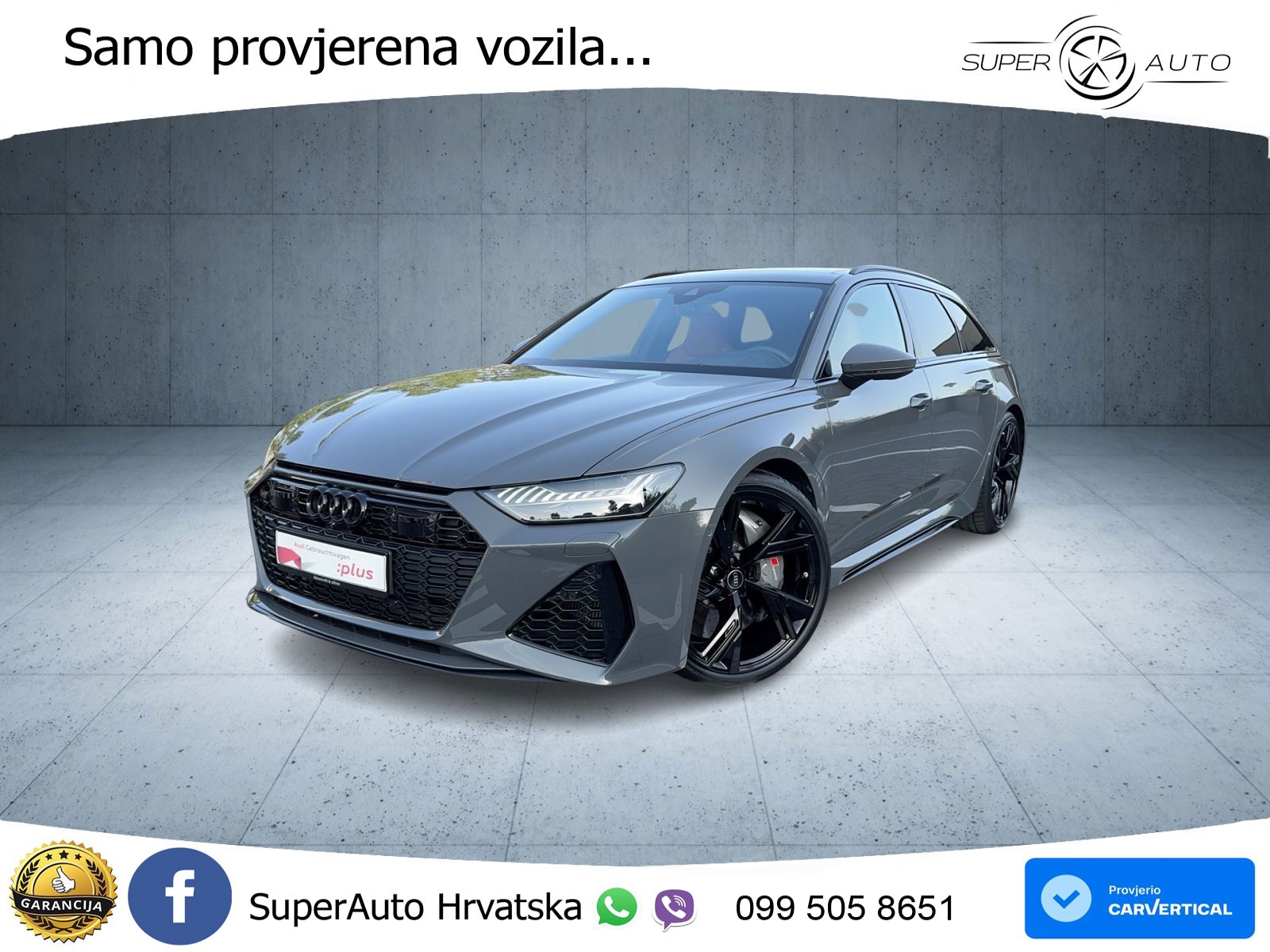 Audi RS6 Avant 4.0 TFSI V8 (600 KS) quattro Tiptronic LED+GR SJED+ACC