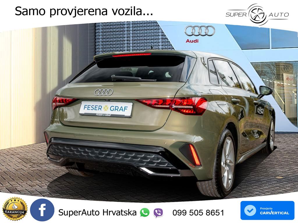 Audi A3 35 TFSI (150 KS) S tronic S line LED+GR SJED+ACC