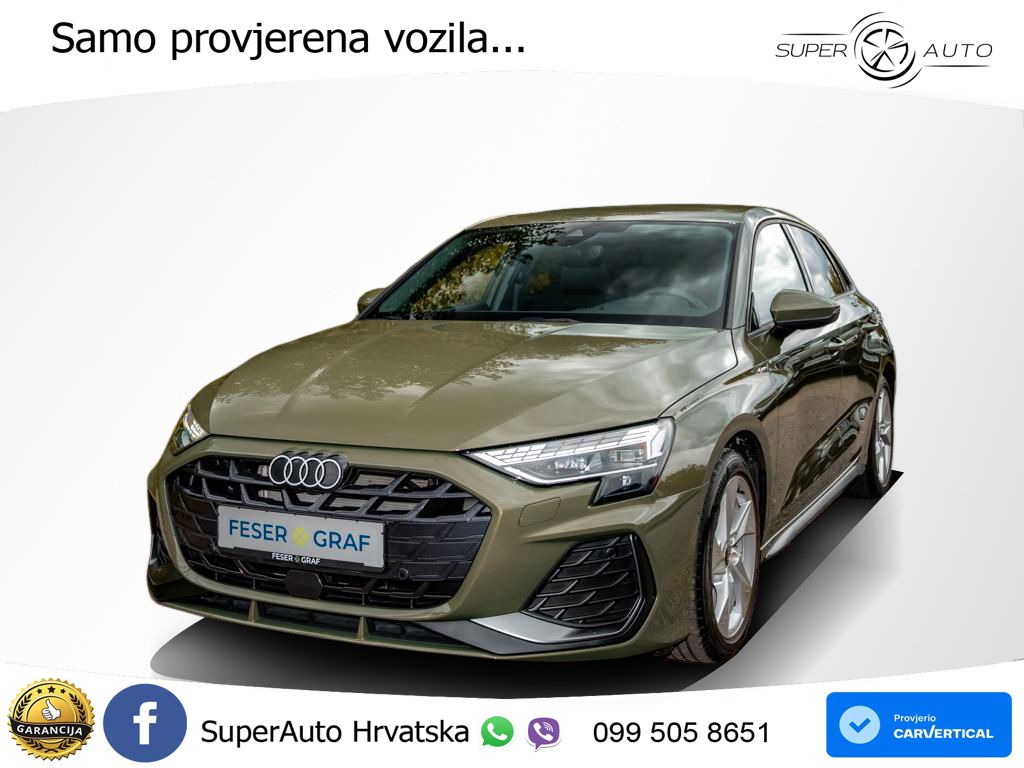 Audi A3 35 TFSI (150 KS) S tronic S line LED+GR SJED+ACC