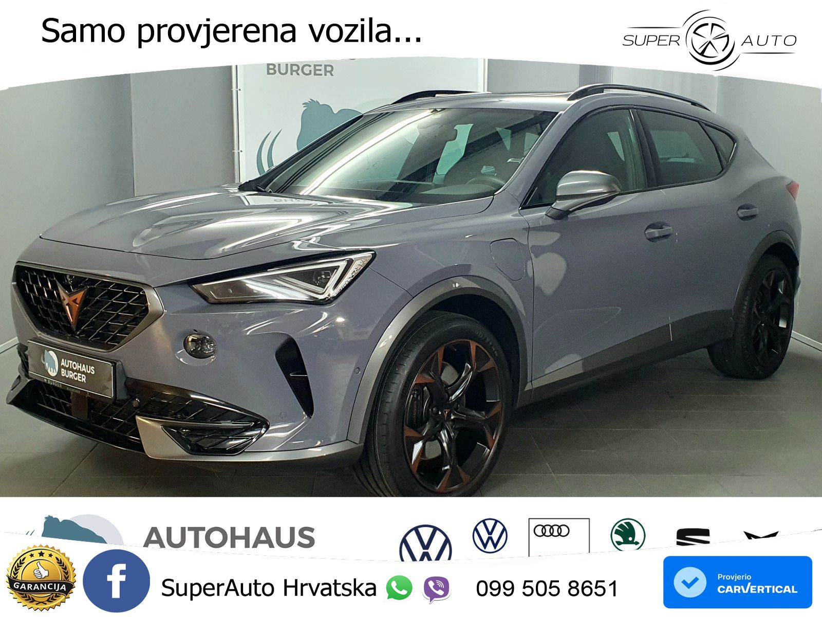 Cupra Formentor 1.4 TSI (245 KS) e-Hybrid DSG VZ LED+GR SJED+ACC