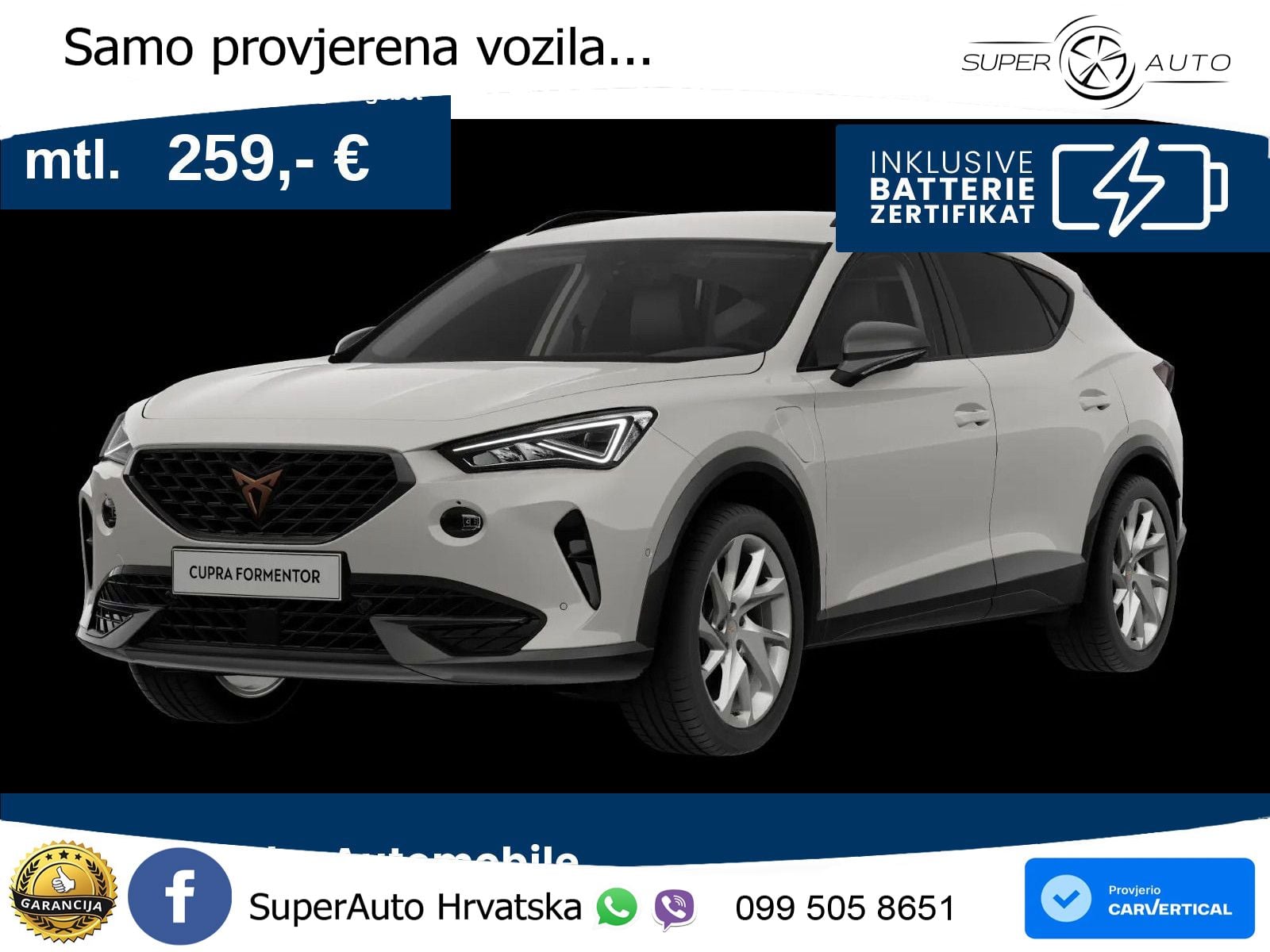 Cupra Formentor 1.4 TSI (204 KS) e-Hybrid DSG LED+GR SJED+ACC