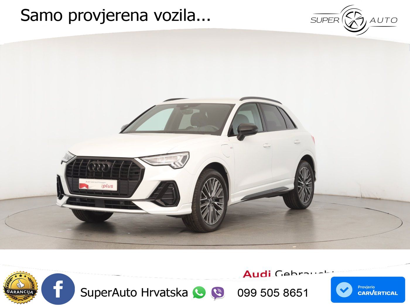 Audi Q3 45 TFSIe (245 KS) S tronic S line LED+GR SJED+ACC