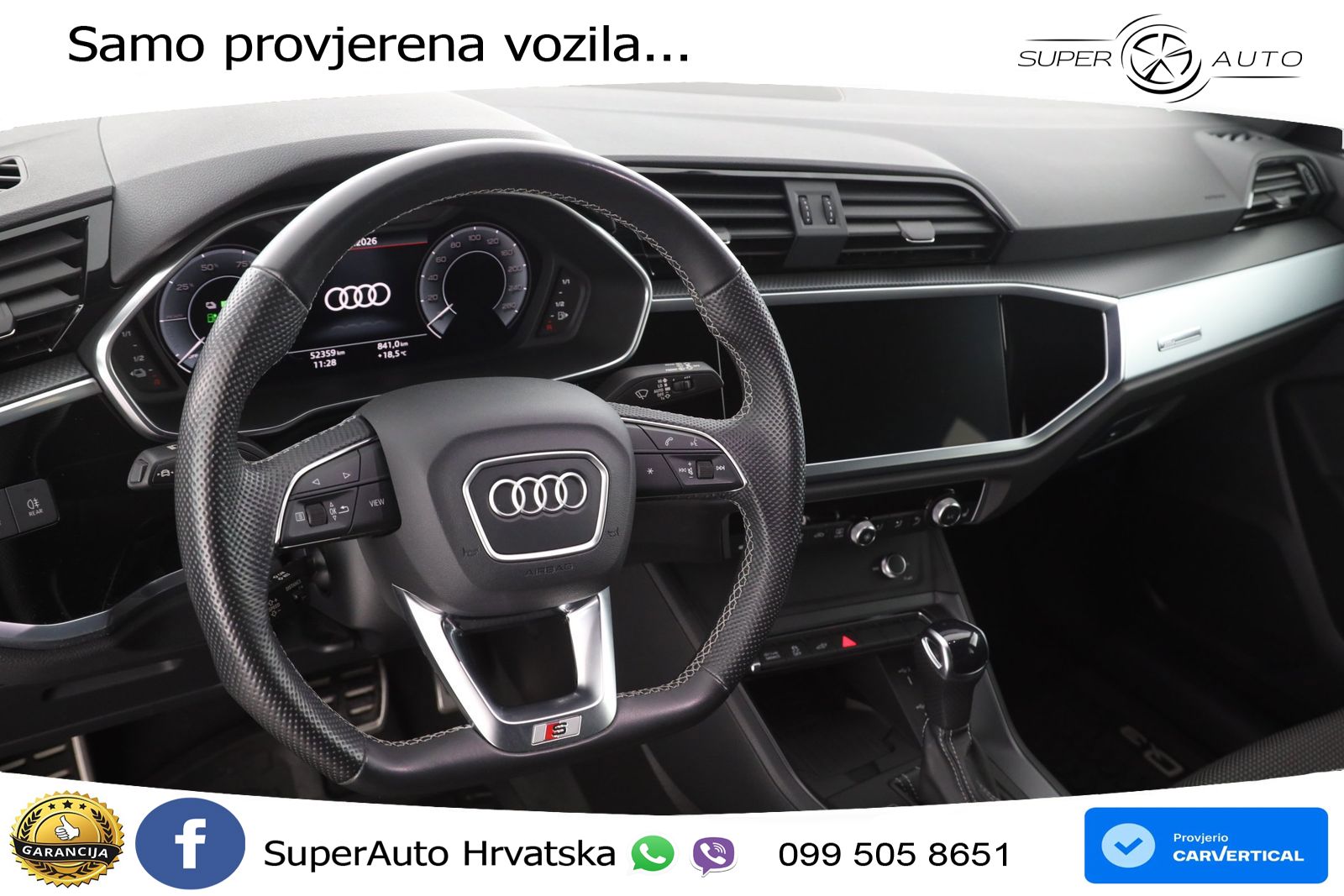 Audi Q3 45 TFSIe (245 KS) S tronic S line LED+GR SJED+ACC