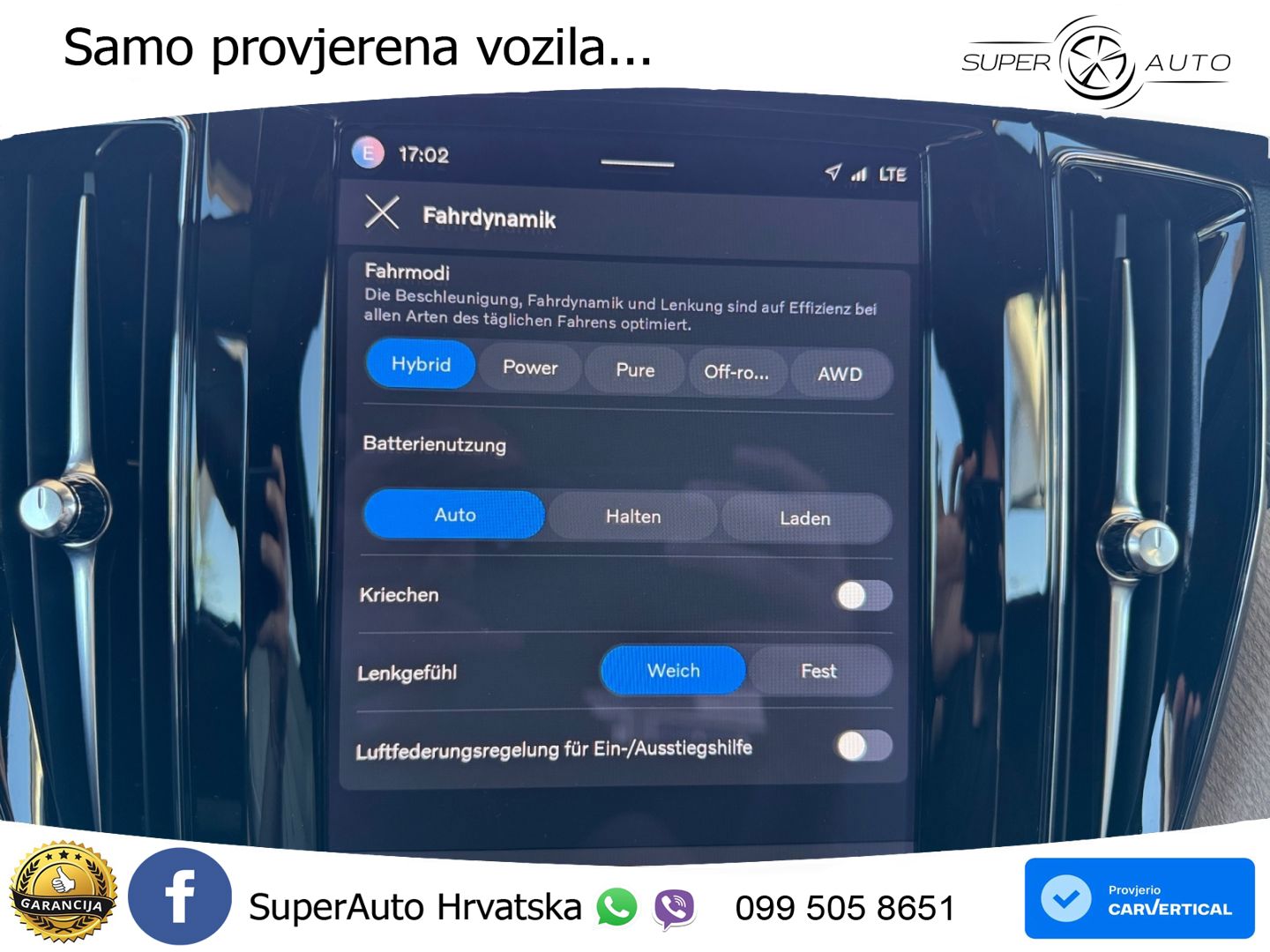 Volvo XC60 T8 AWD Geartronic ZRAČNI+ACC+GR SJED+KAM+PANO