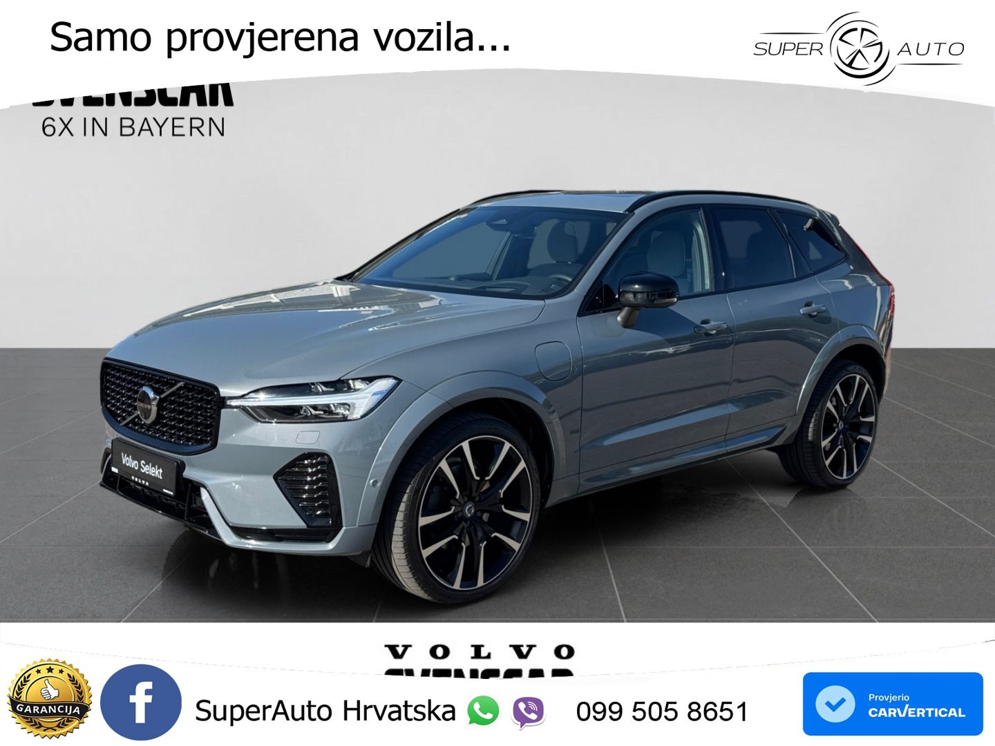 Volvo XC60 T8 AWD Geartronic ZRAČNI+ACC+GR SJED+KAM+PANO