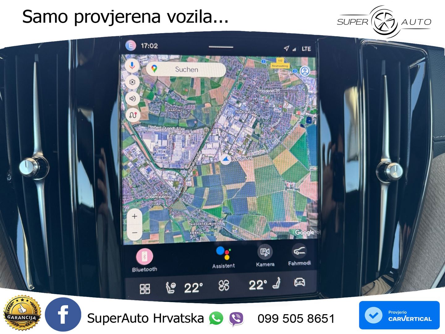 Volvo XC60 T8 AWD Geartronic ZRAČNI+ACC+GR SJED+KAM+PANO