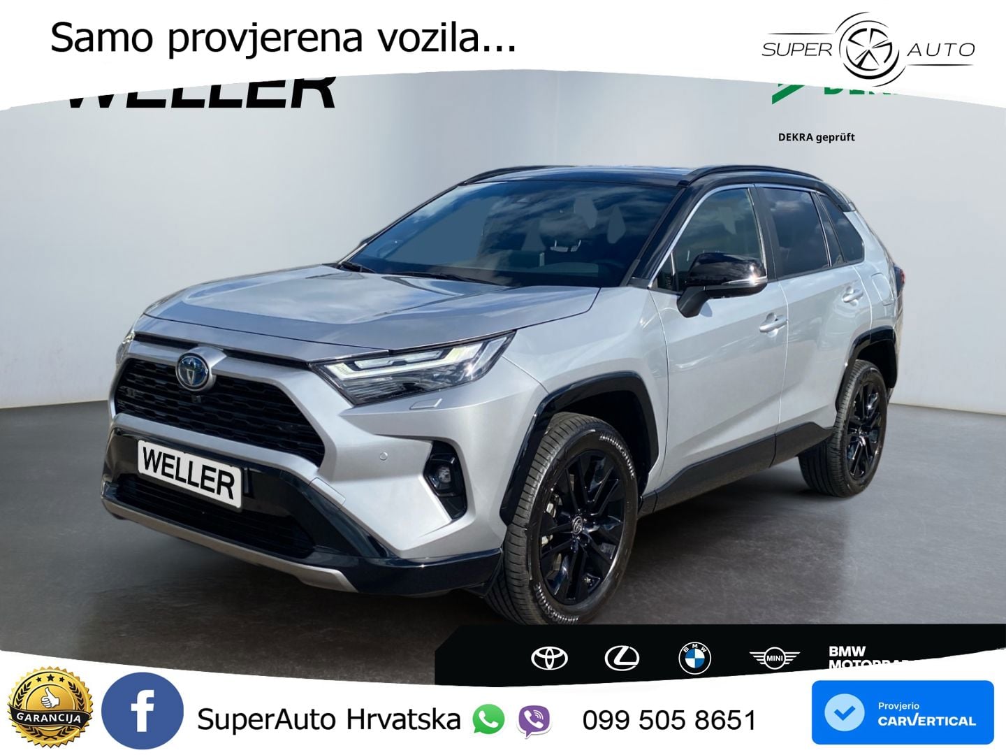 Toyota RAV4 2.5 (218 KS) Hybrid eCVT Style LED+GR SJED+ACC