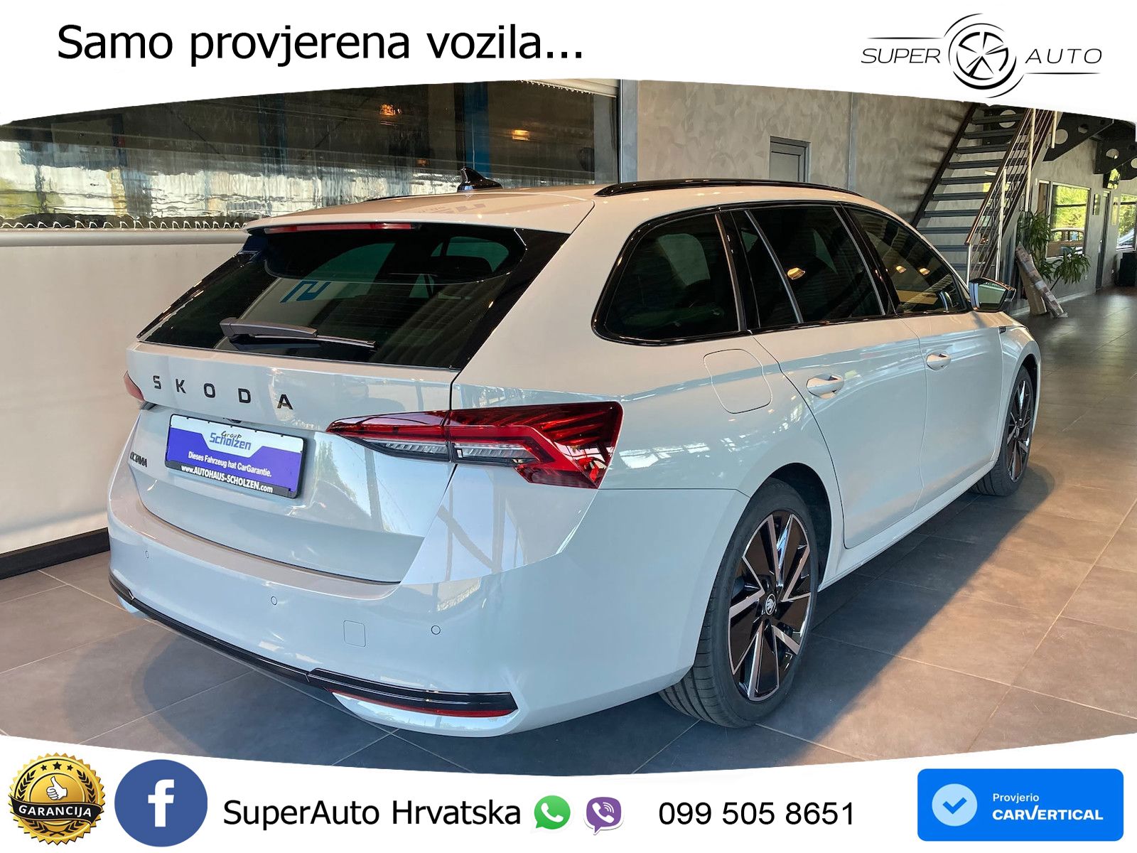 Škoda Octavia Combi 2.0 TDI (150 KS) DSG SportLine LED+GR SJED+ACC