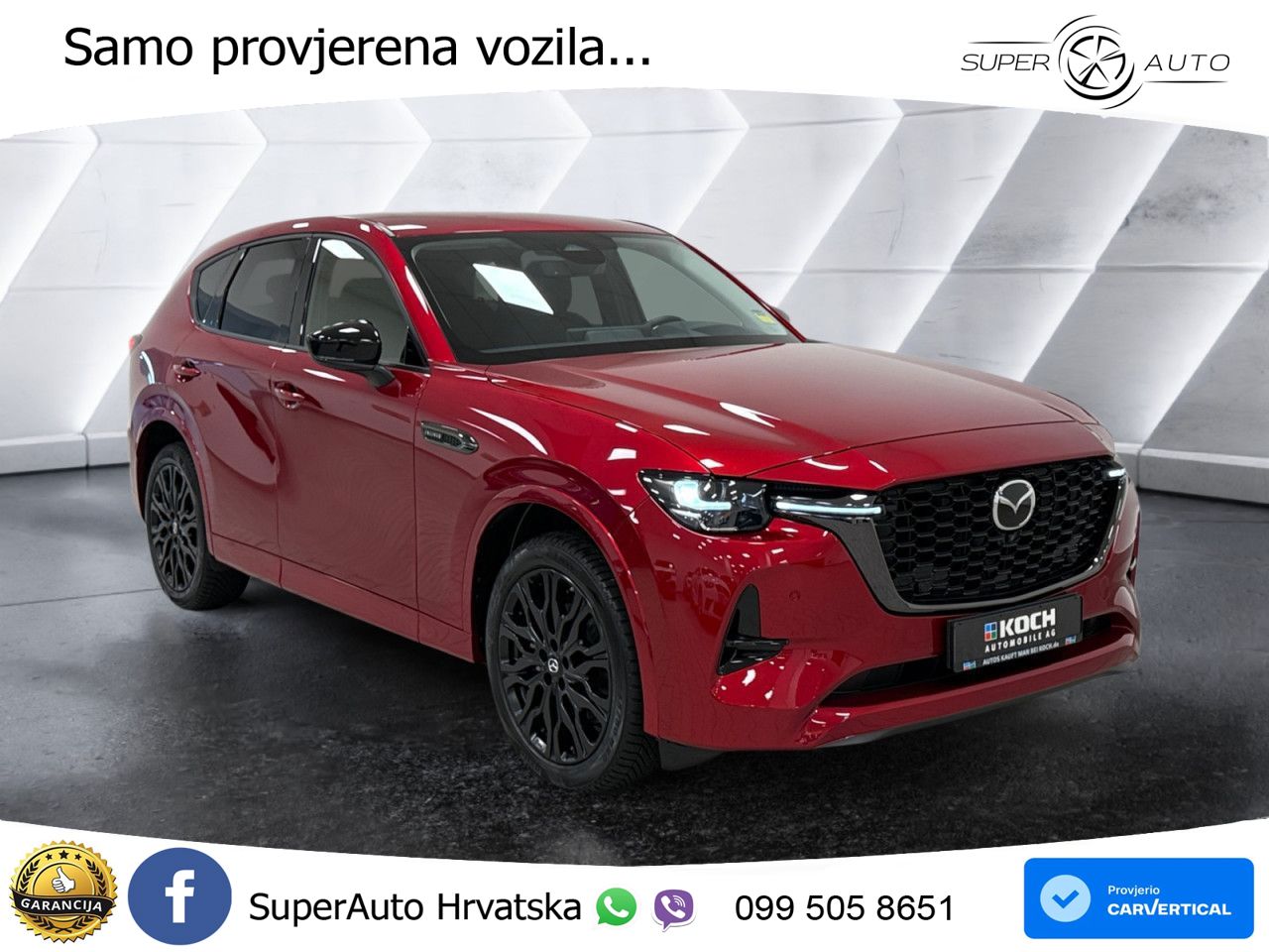 Mazda CX-60 3.3 e-Skyactiv D (200 KS) Automatic MATRIX+GR SJED+KAM