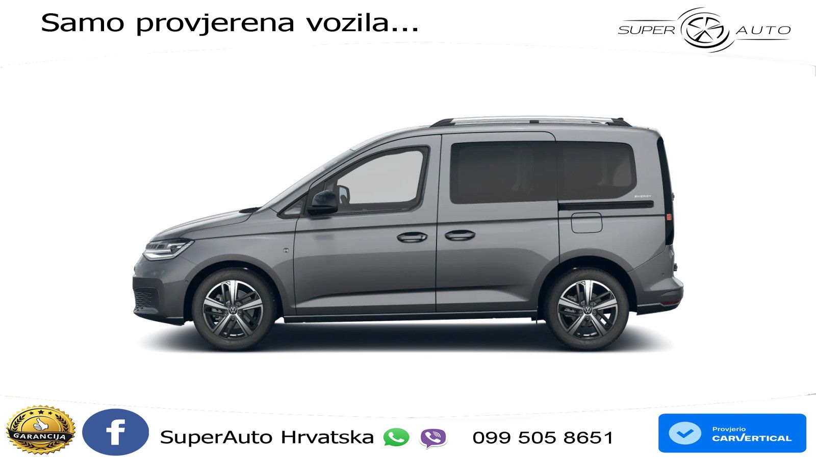 Volkswagen Caddy Kombi Energy DSG/ Navi, LED, RFK, ACC, SHZ 122 KS