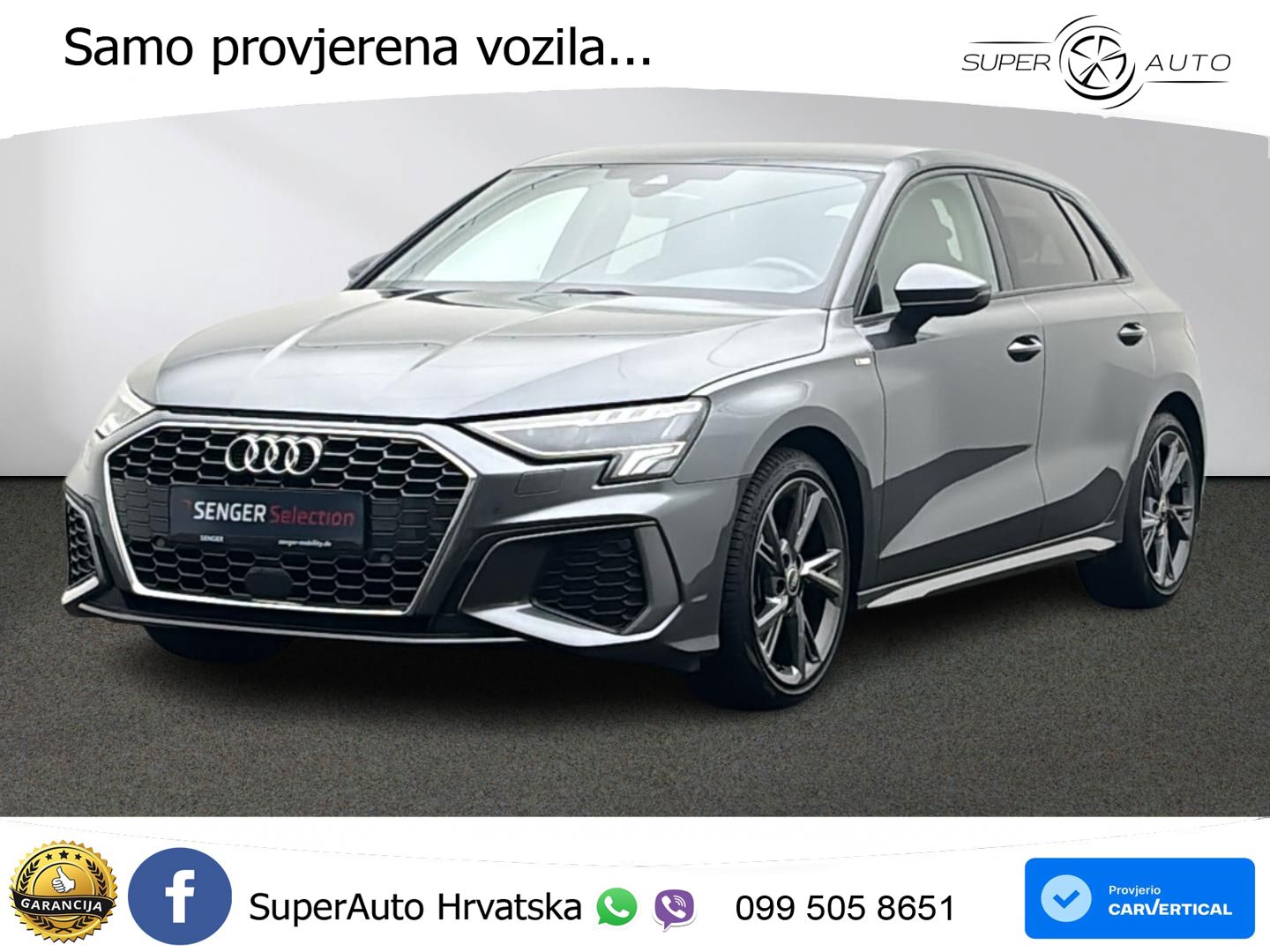 Audi A3 35 TFSI (150 KS) S tronic S line LED+GR SJED+ACC