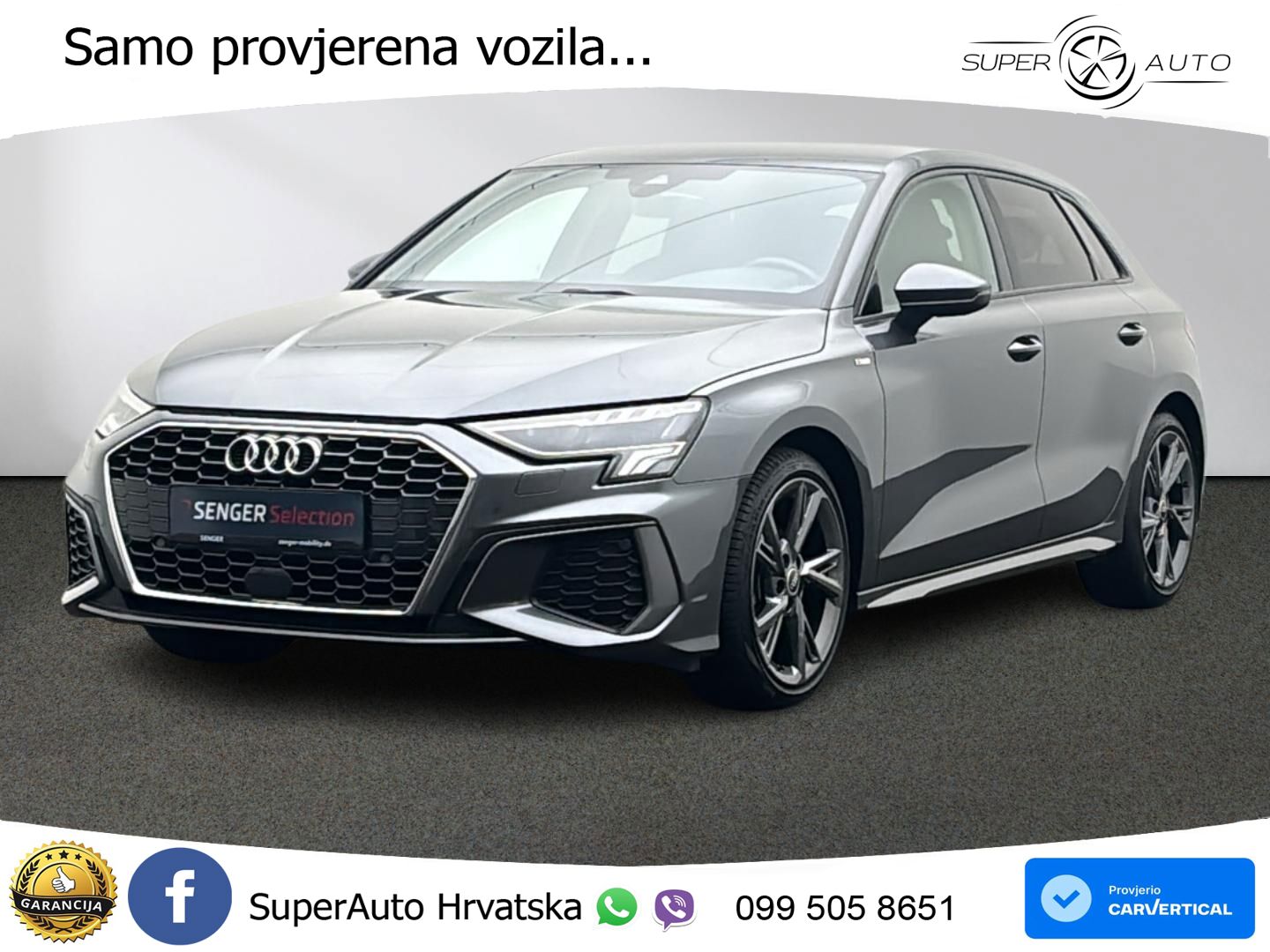 Audi A3 35 TFSI (150 KS) S tronic S line LED+GR SJED+ACC