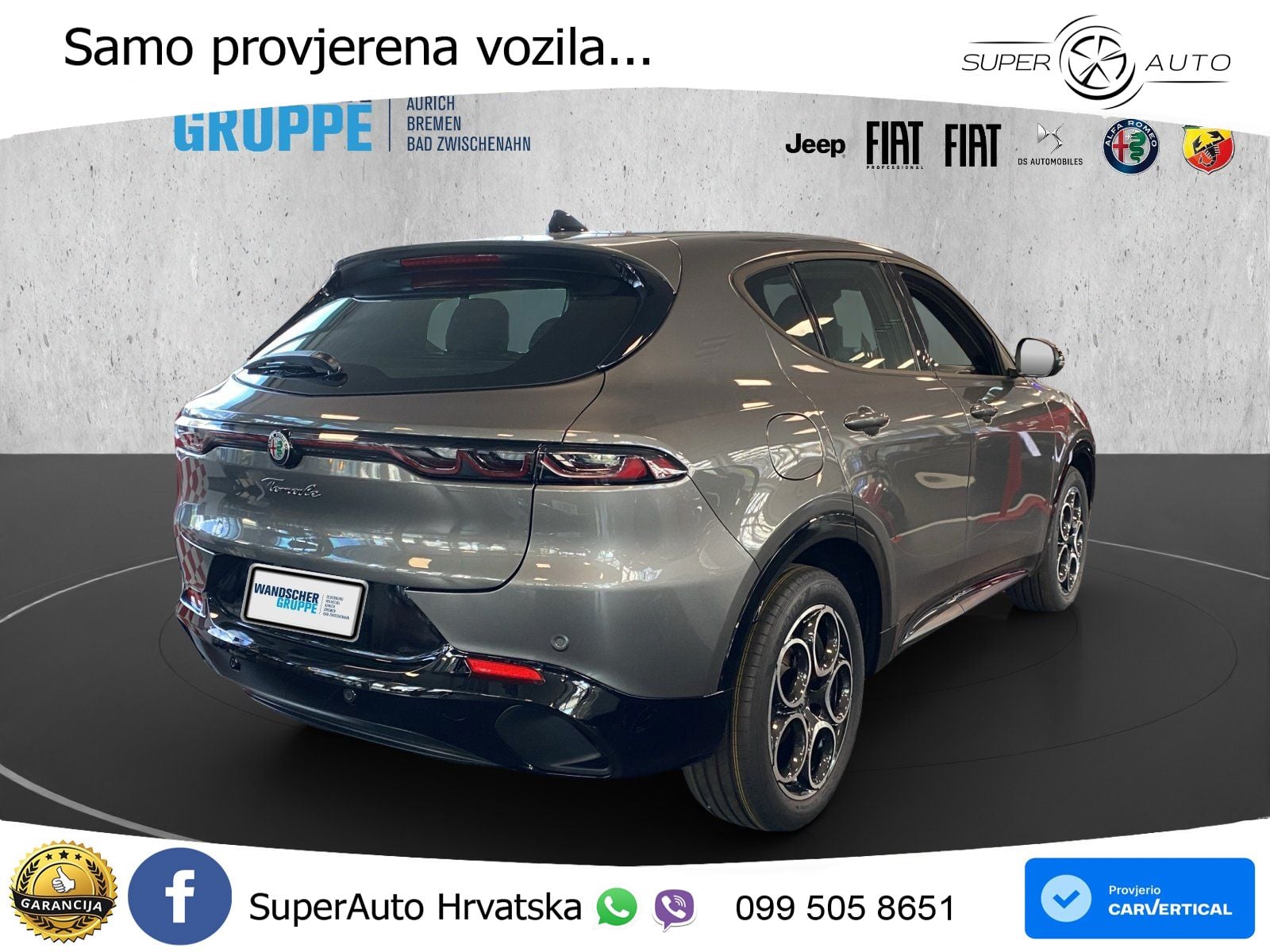 Alfa Romeo Tonale 1.6 VGT-D (130 KS) TCT LED+GR SJED+ACC
