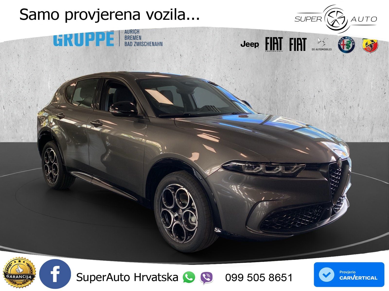 Alfa Romeo Tonale 1.6 VGT-D (130 KS) TCT LED+GR SJED+ACC