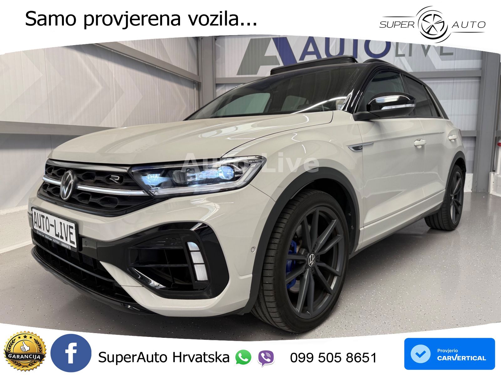 Volkswagen T-Roc I R 2.0 TSI (300 KS) OPF 4M DSG LED+GR SJED+ACC