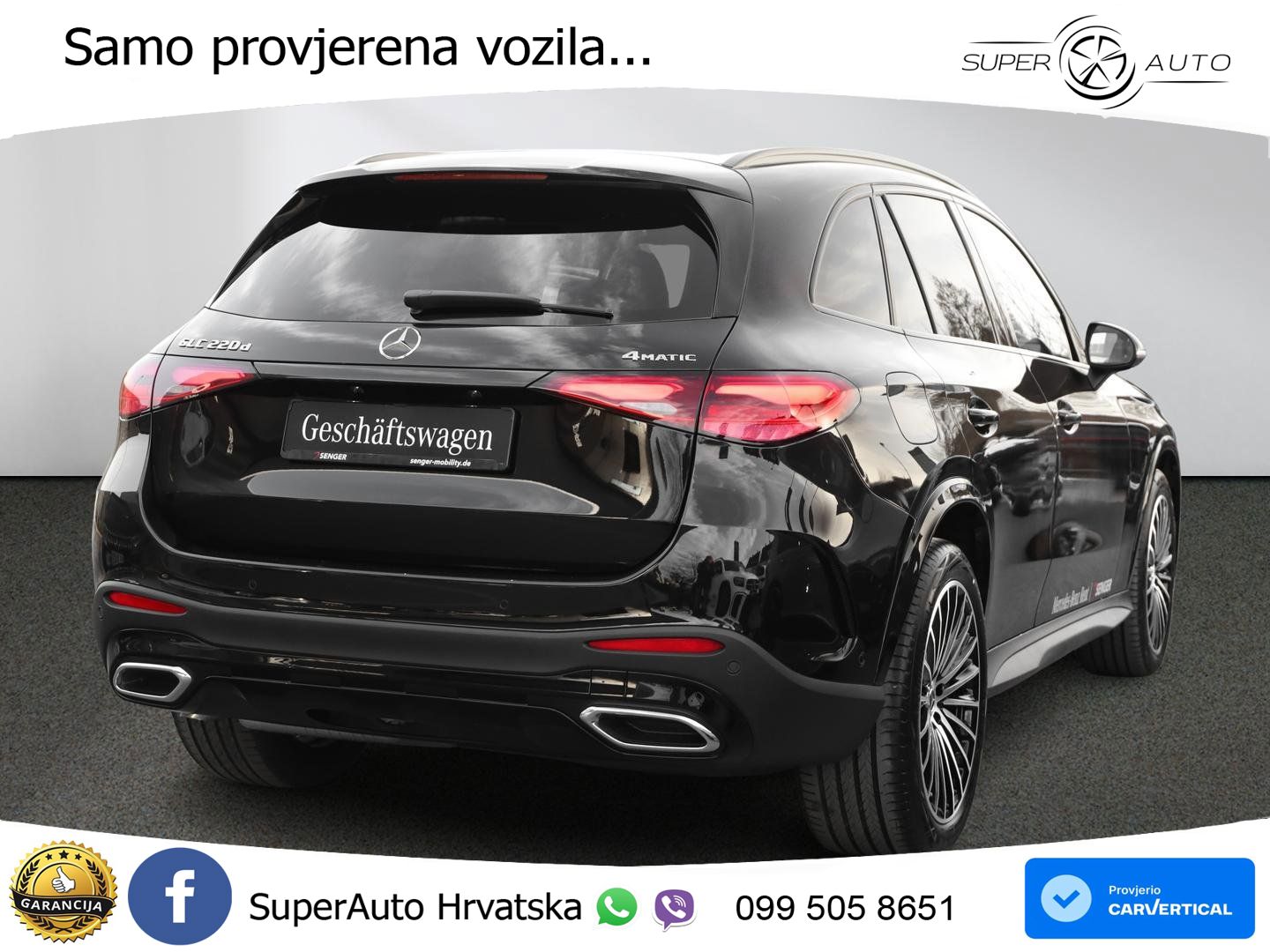 Mercedes GLC 220d (197 KS) 4MATIC 9G-TRONIC AMG LED+GR SJED+ACC