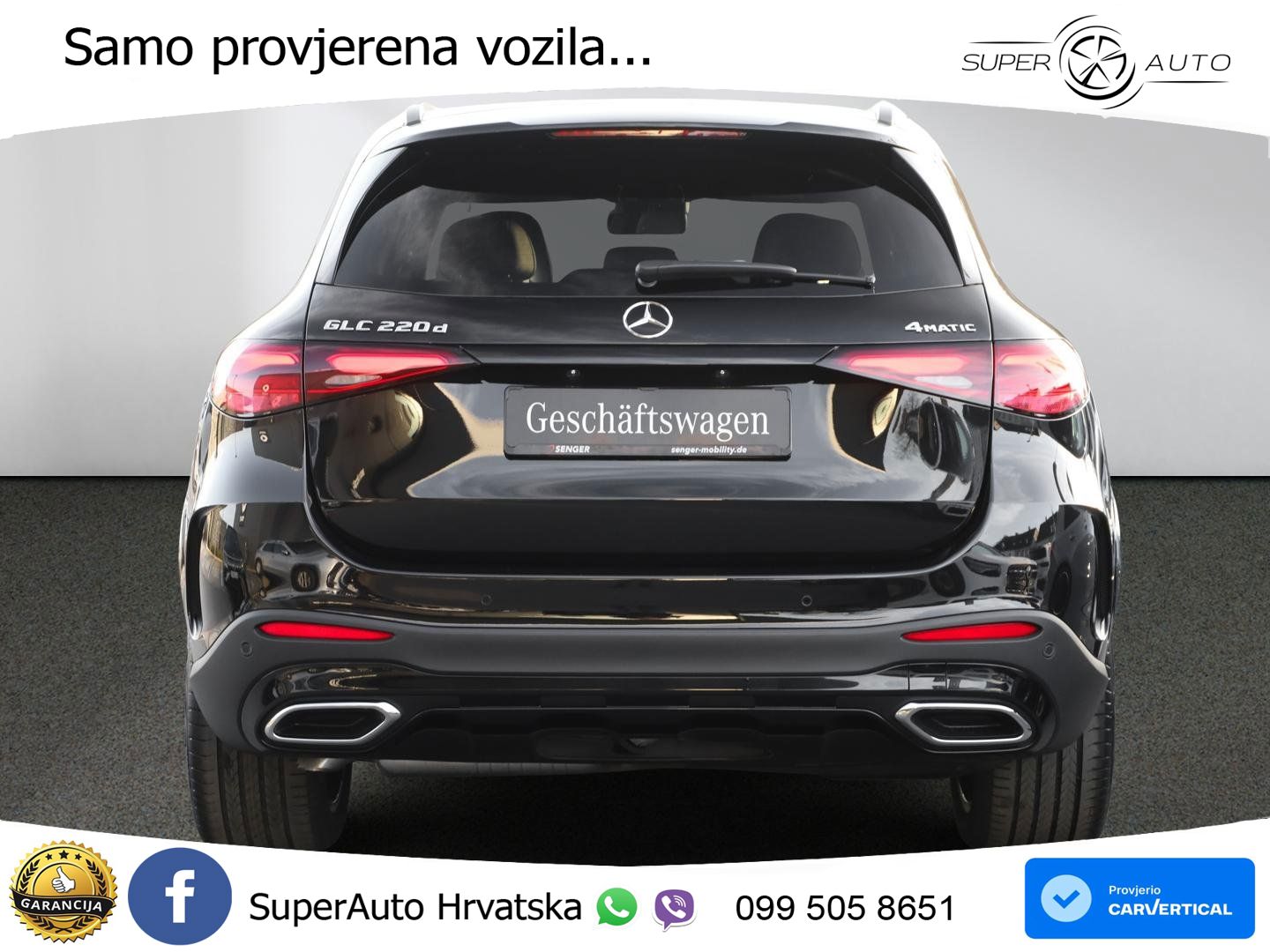 Mercedes GLC 220d (197 KS) 4MATIC 9G-TRONIC AMG LED+GR SJED+ACC