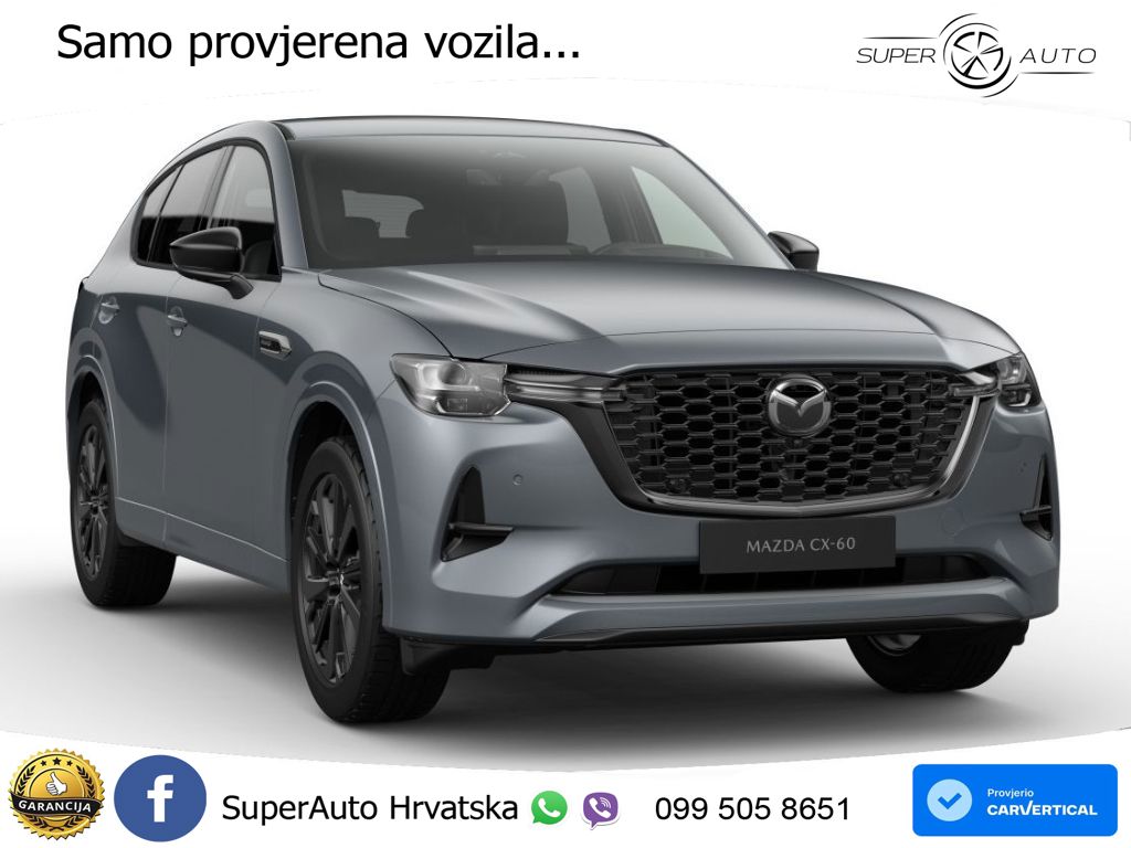 Mazda CX-60 3.3 e-Skyactiv D (254 KS) AWD Automatic LED+GR SJED+ACC