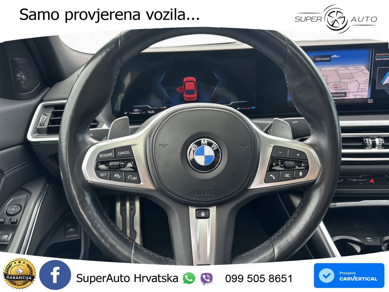 BMW 320d (190 KS) Steptronic M Sport LED+GR SJED+ACC